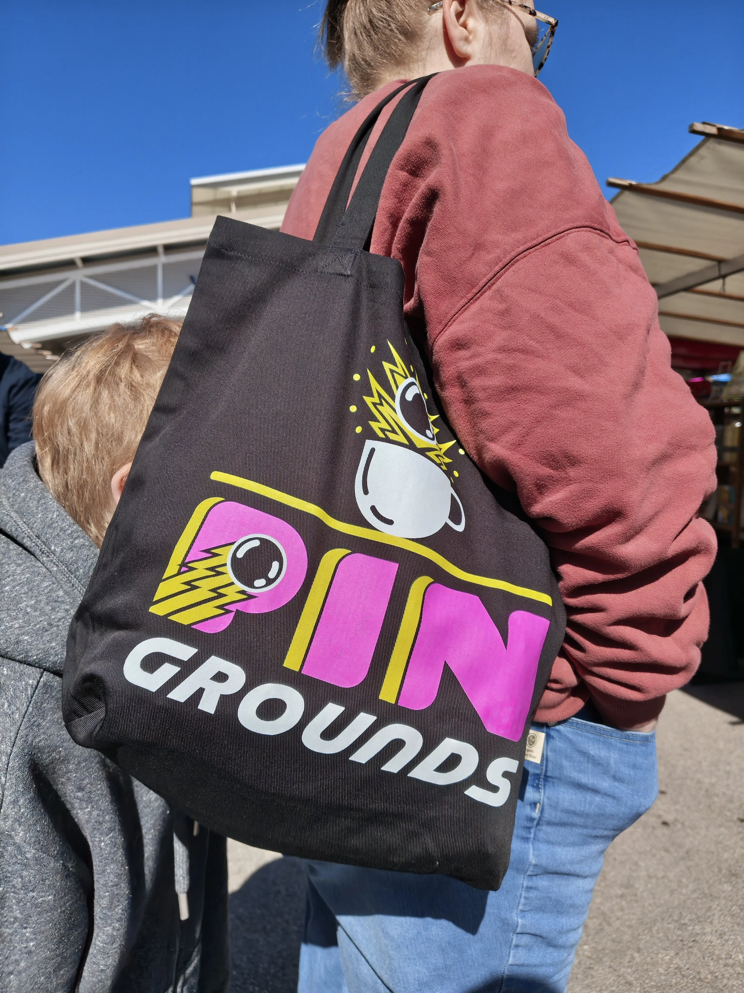 Tote Bag - Drink Coffee + Play Pinball