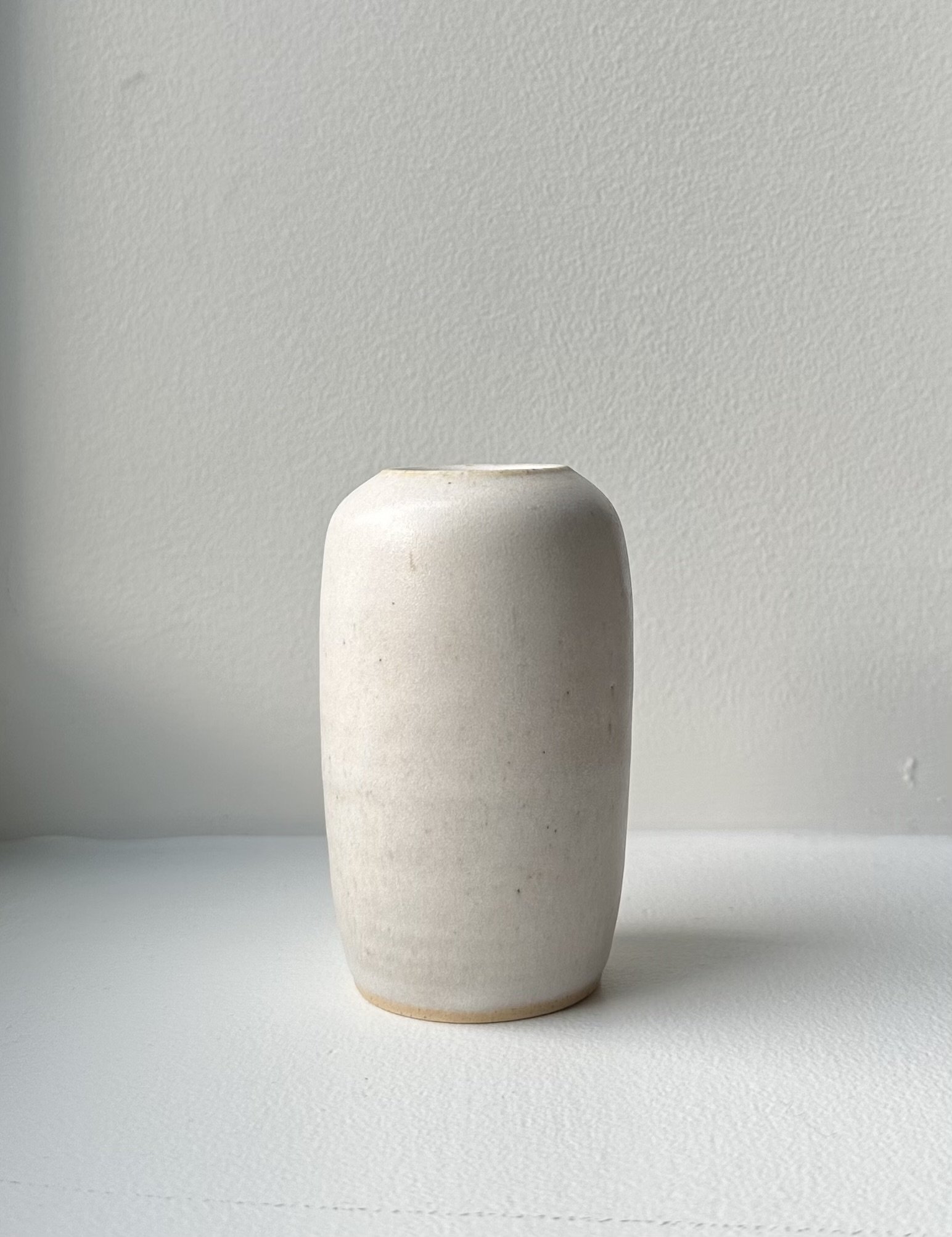 white clay, thrown on wheel