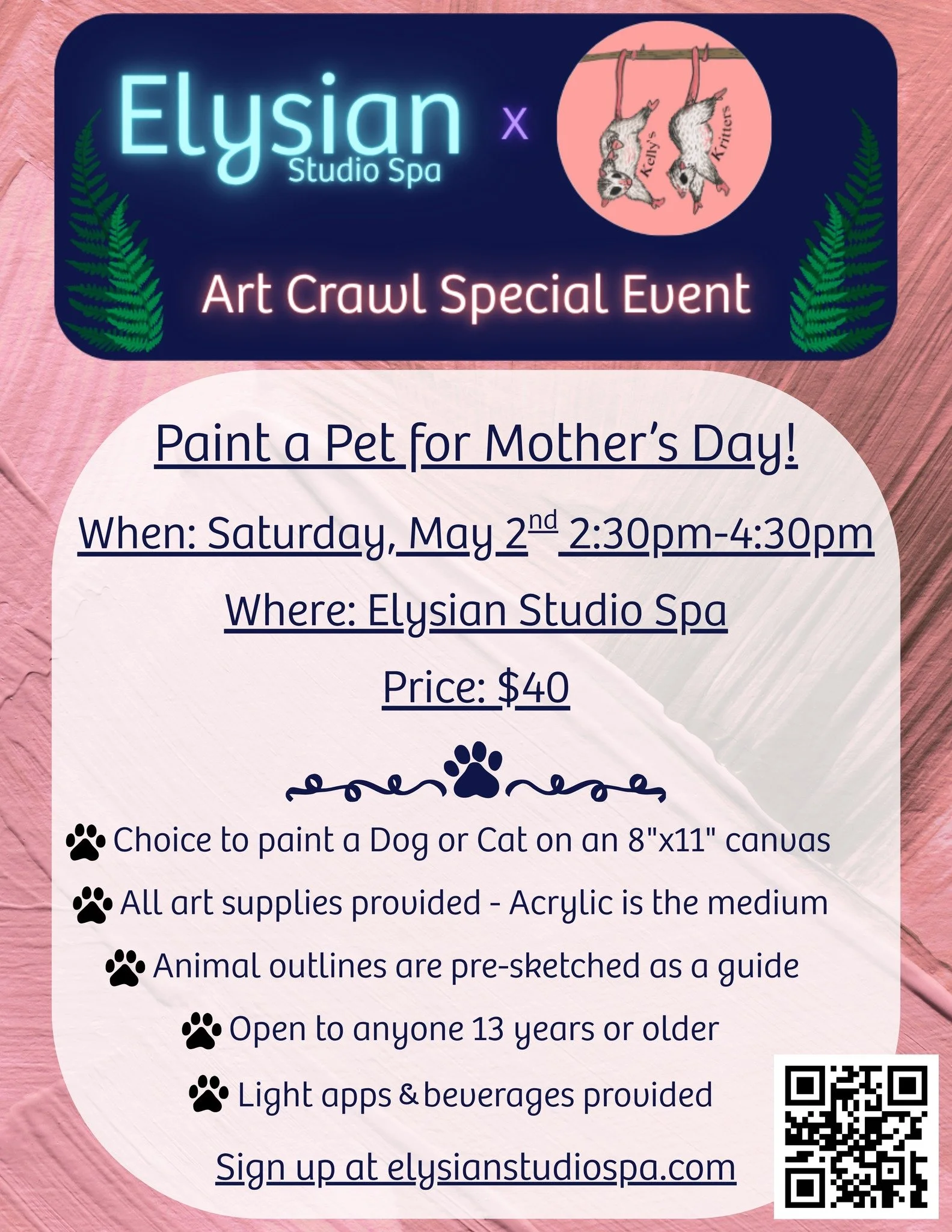 Paint Your Pet- Mother's Day