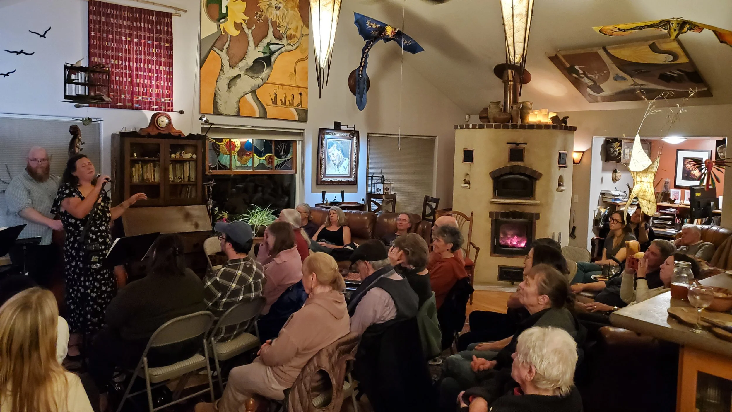 House concert in great room