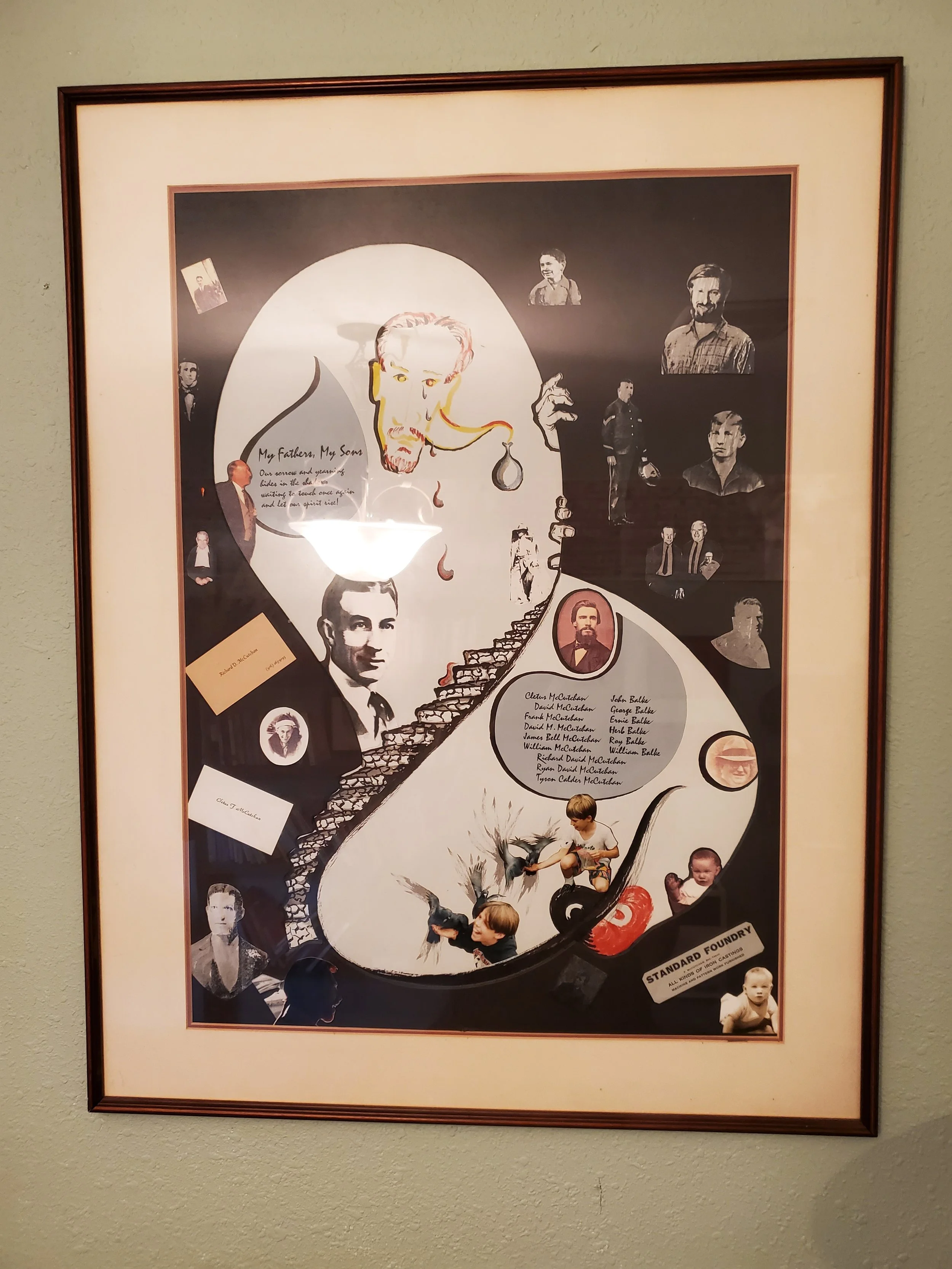 FATHERS, Collage 1995