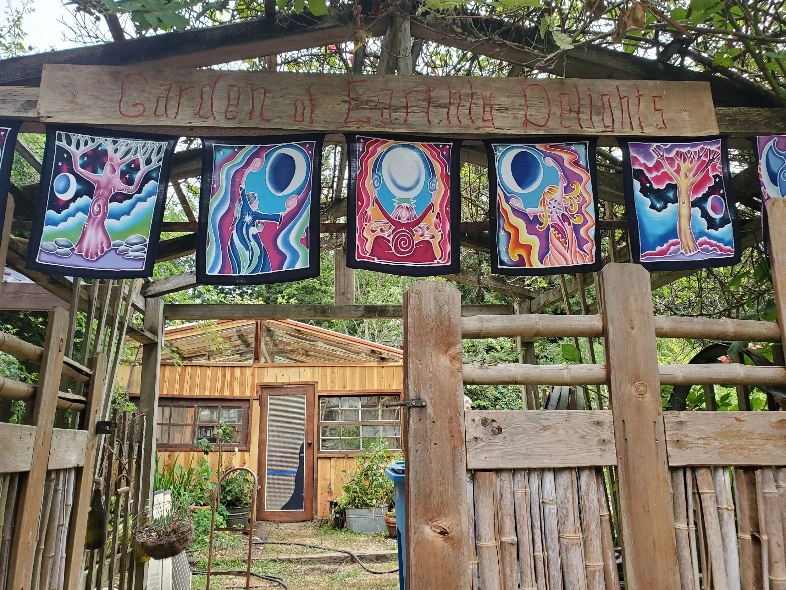 Entrance to Vegetable garden