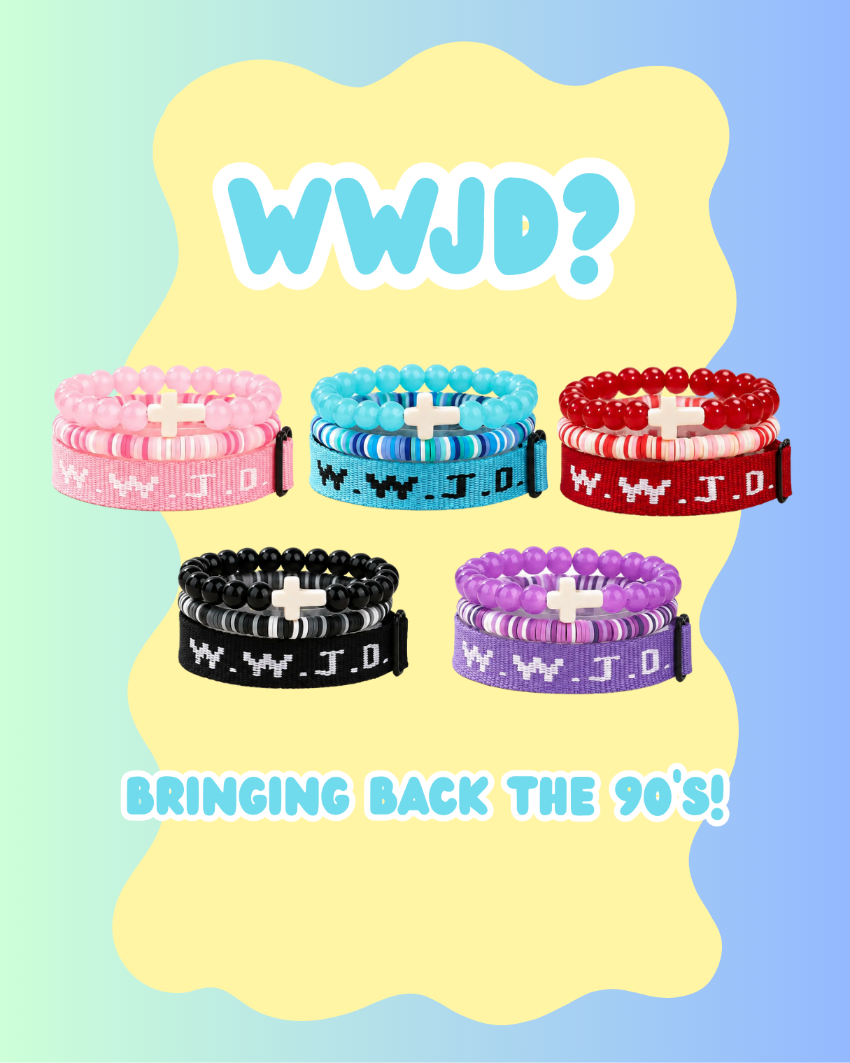 WWJD Bracelet Stack