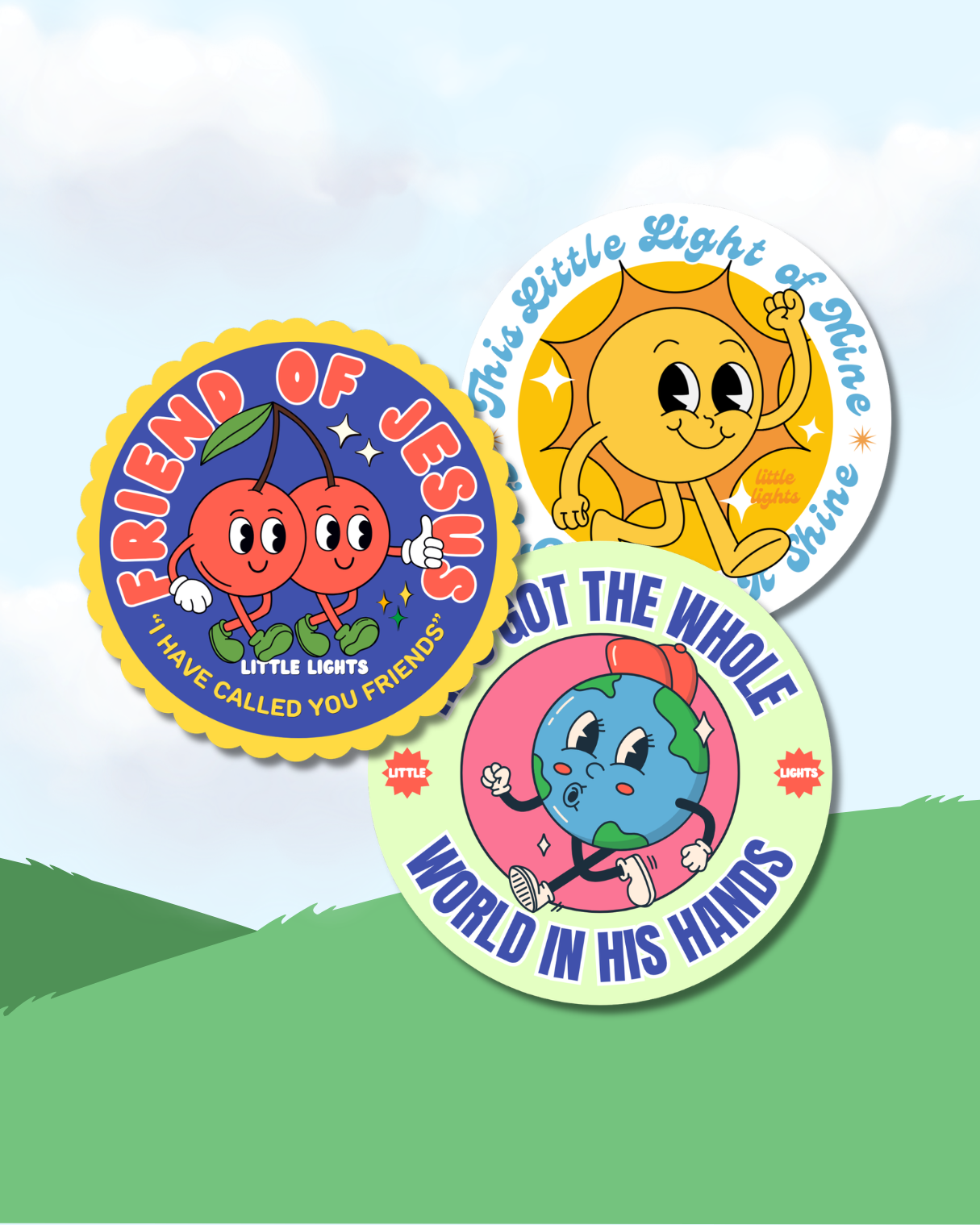 Vinyl Sticker 3 Pack