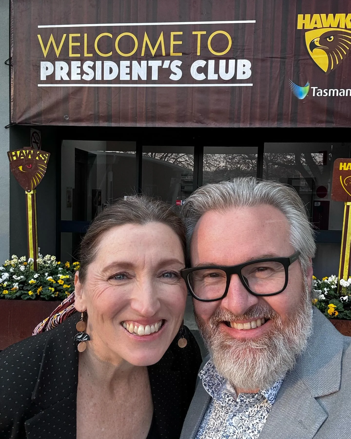 Go the Hawks! @hawthornfc We recently experienced an exceptional game of footy in Launceston as guests of Business Events Tasmania in the Presidents Lounge 👏🏼👏🏼👏🏼 Great food, great company and what a game with the Hawks coming out on top agains