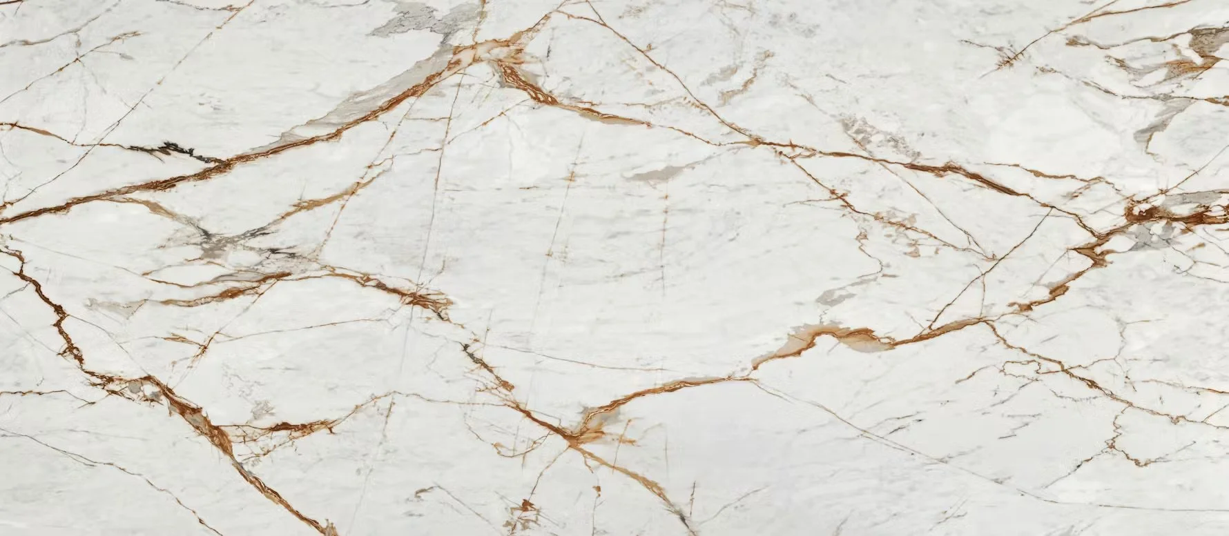 Marble surface with cream background and brown veining.