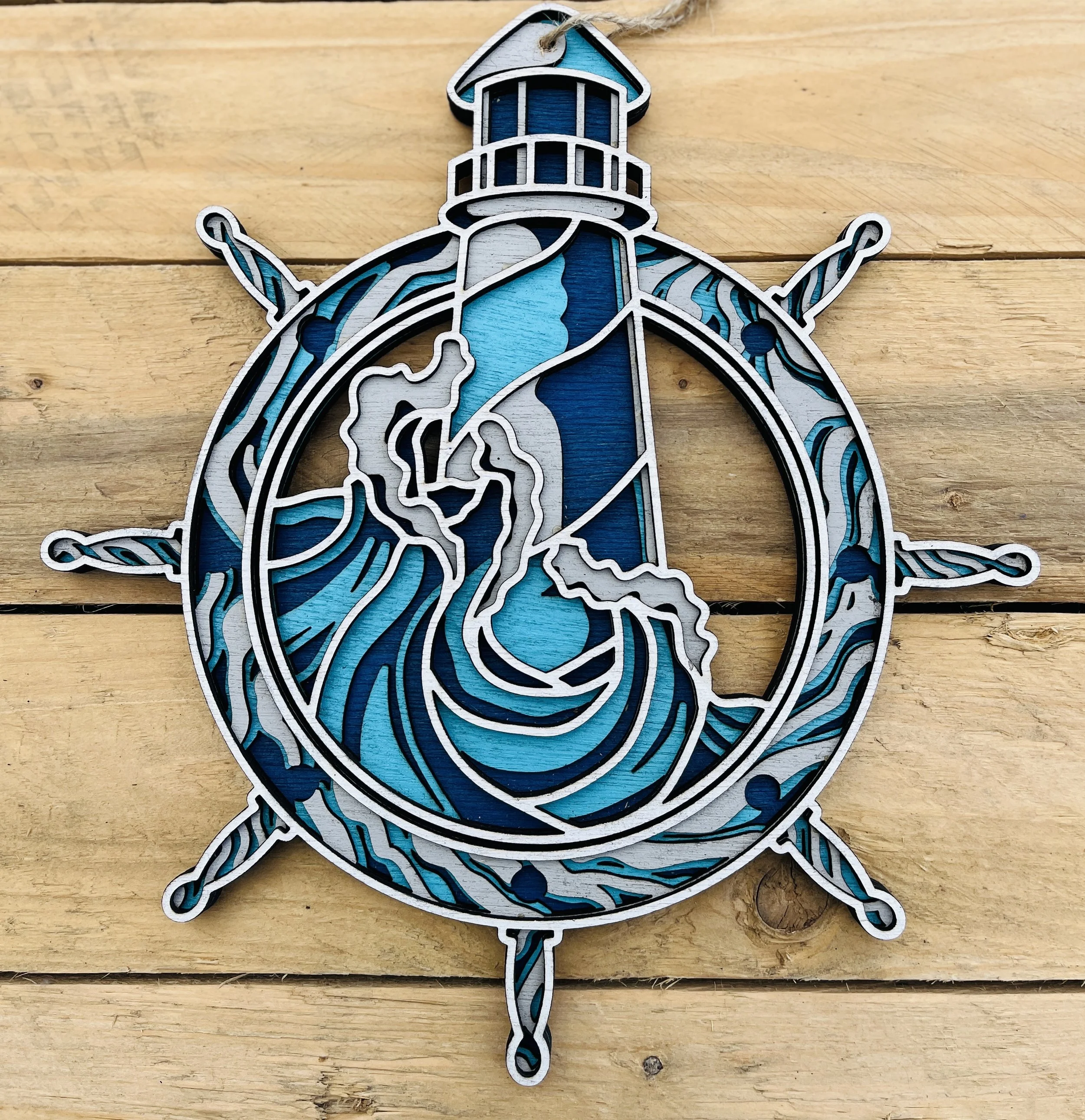 Ship's Wheel Lighthouse