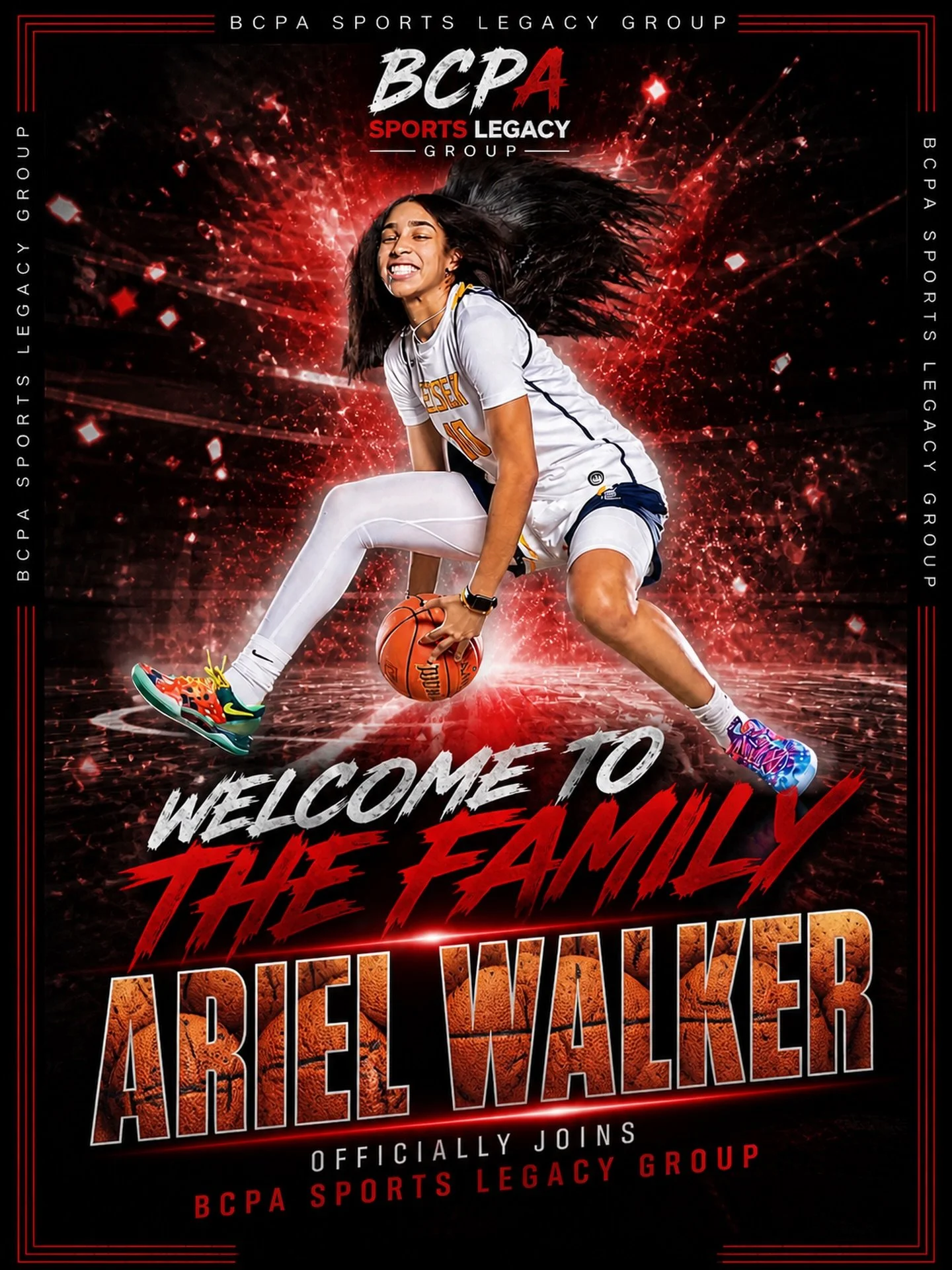 BCPA Sports Legacy Group welcomes Ariel Walker.

6&rsquo;1&rdquo; wing/forward with skill, athleticism, and D1 potential.

Excited to have her join the family from New Jersey.

Let&rsquo;s work. 🏀🔥#Jucoproduct #Talented #Skilled #Hardwork