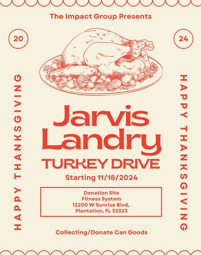 The Jarvis Landry Turkey Drive