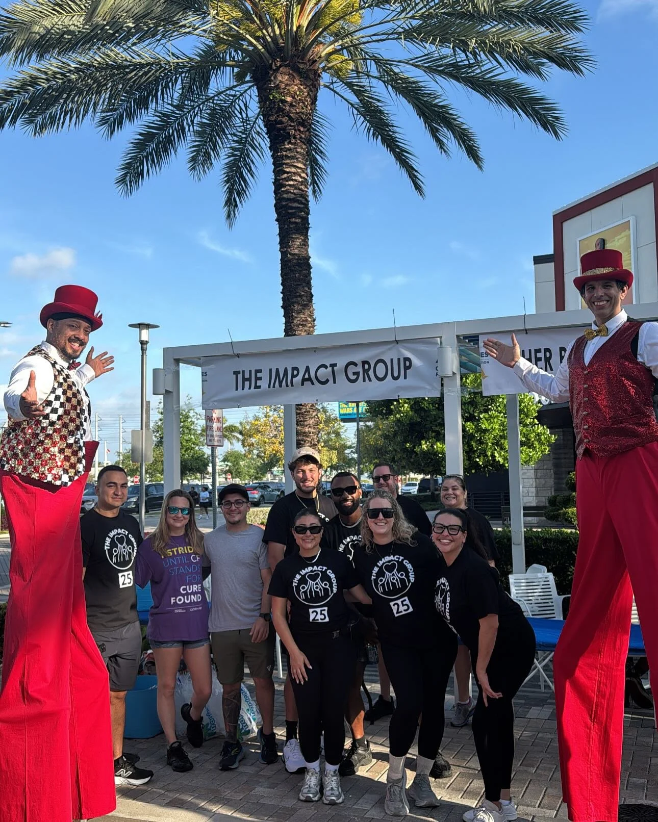 A large amount of gratitude to the @cf_foundation for an incredible event. Our @theimpactgroup_fl team was able to provide a recharge station 🔋 for all of the participants along the 5k course🏃🏽&zwj;♀️&zwj;➡️🏃🏽&zwj;♂️🏃🏼&zwj;➡️&hellip; Our presi