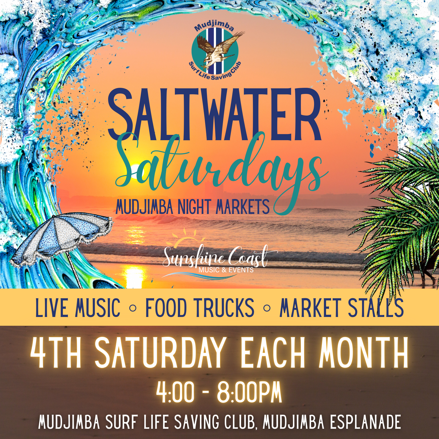 Mudjimba Night Markets - Saltwater Saturdays