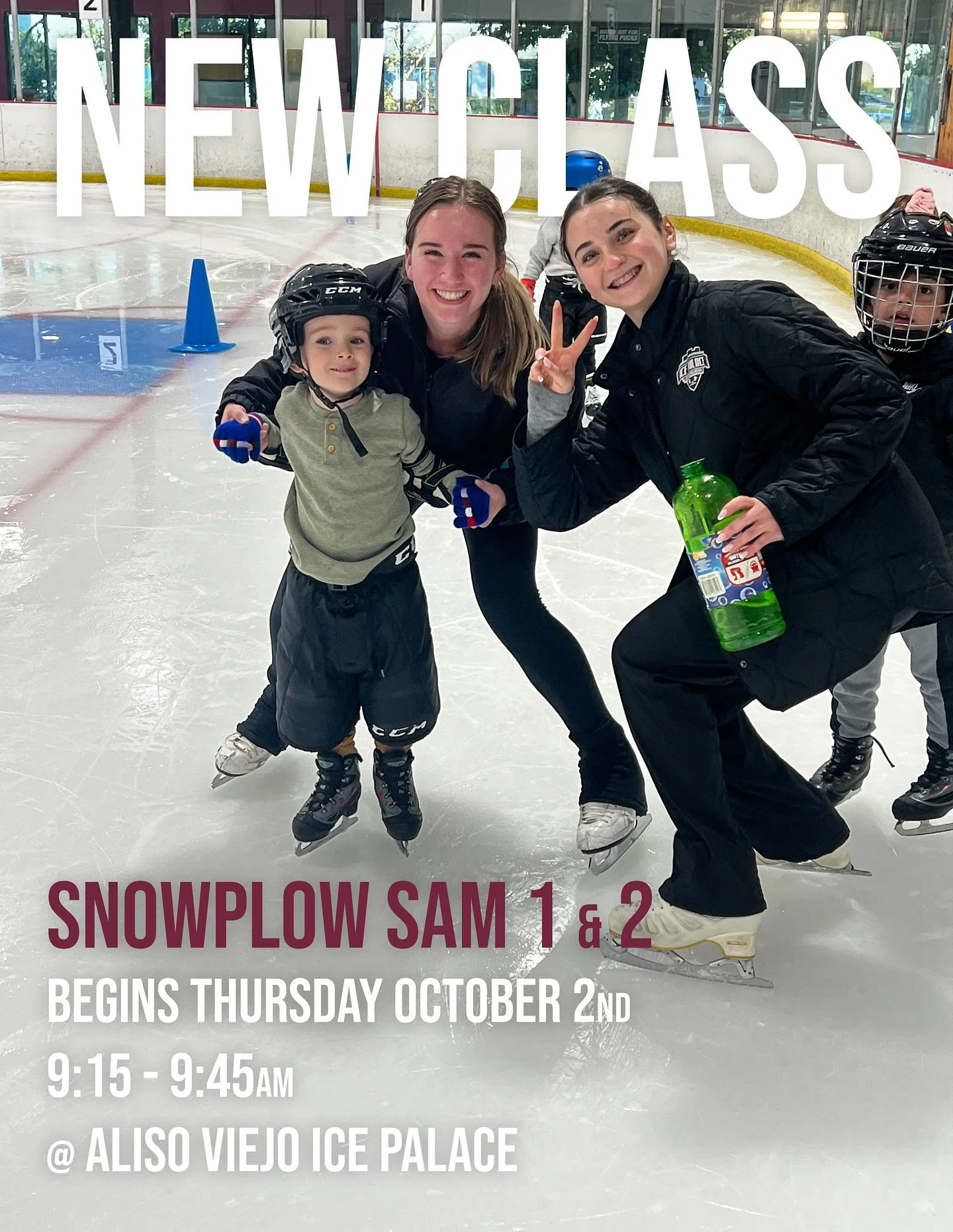 We are now introducing snowplow sam 1/2 every Thursday starting October 2nd from 9:15-9:45am.

Use the link in our bio or visit our website to register!

#iceskating #learntoskate #skating