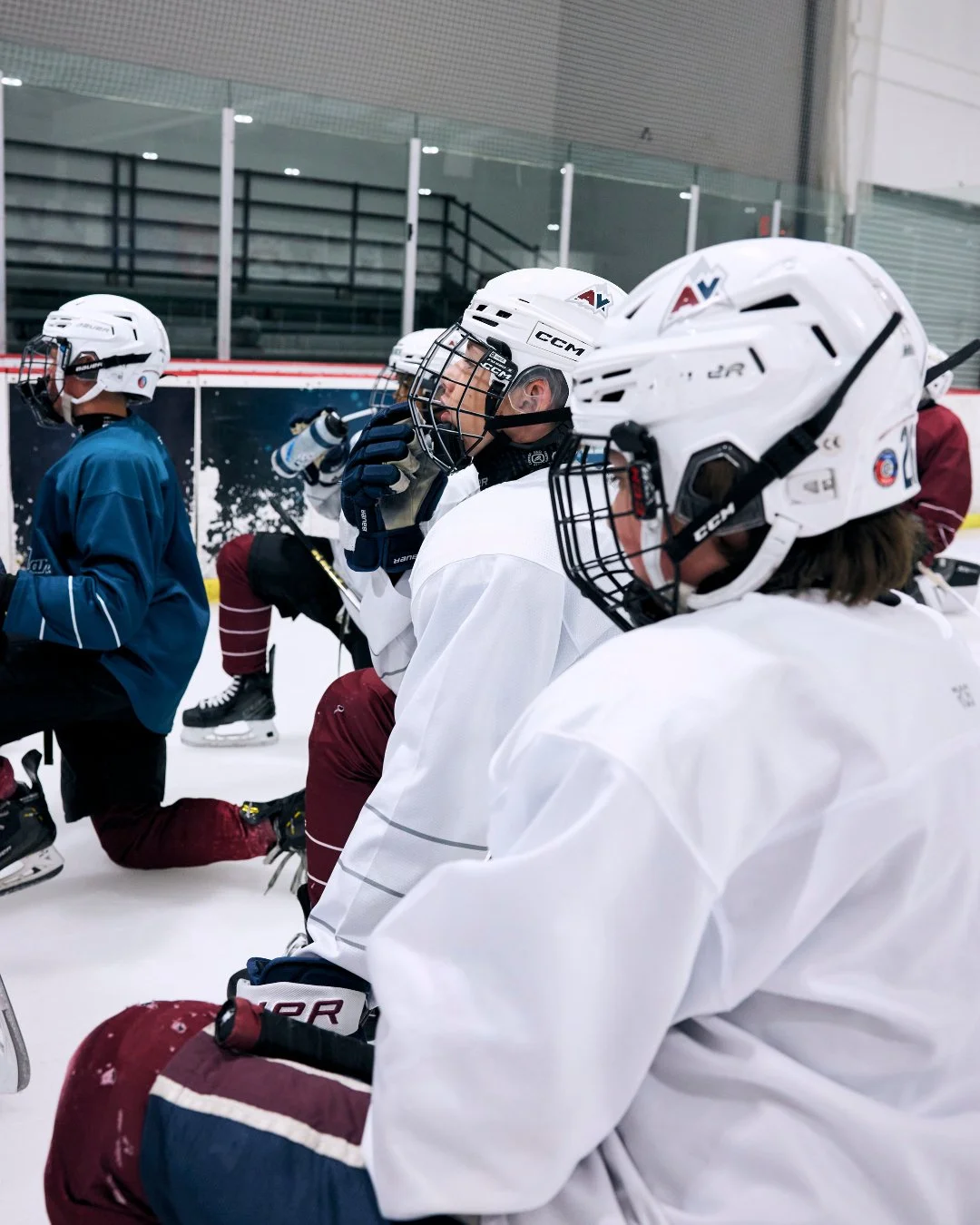 Game faces on, skates laced, helmets locked. AV Ice Palace is home ice for players who train hard and show up ready 🏒⛸️