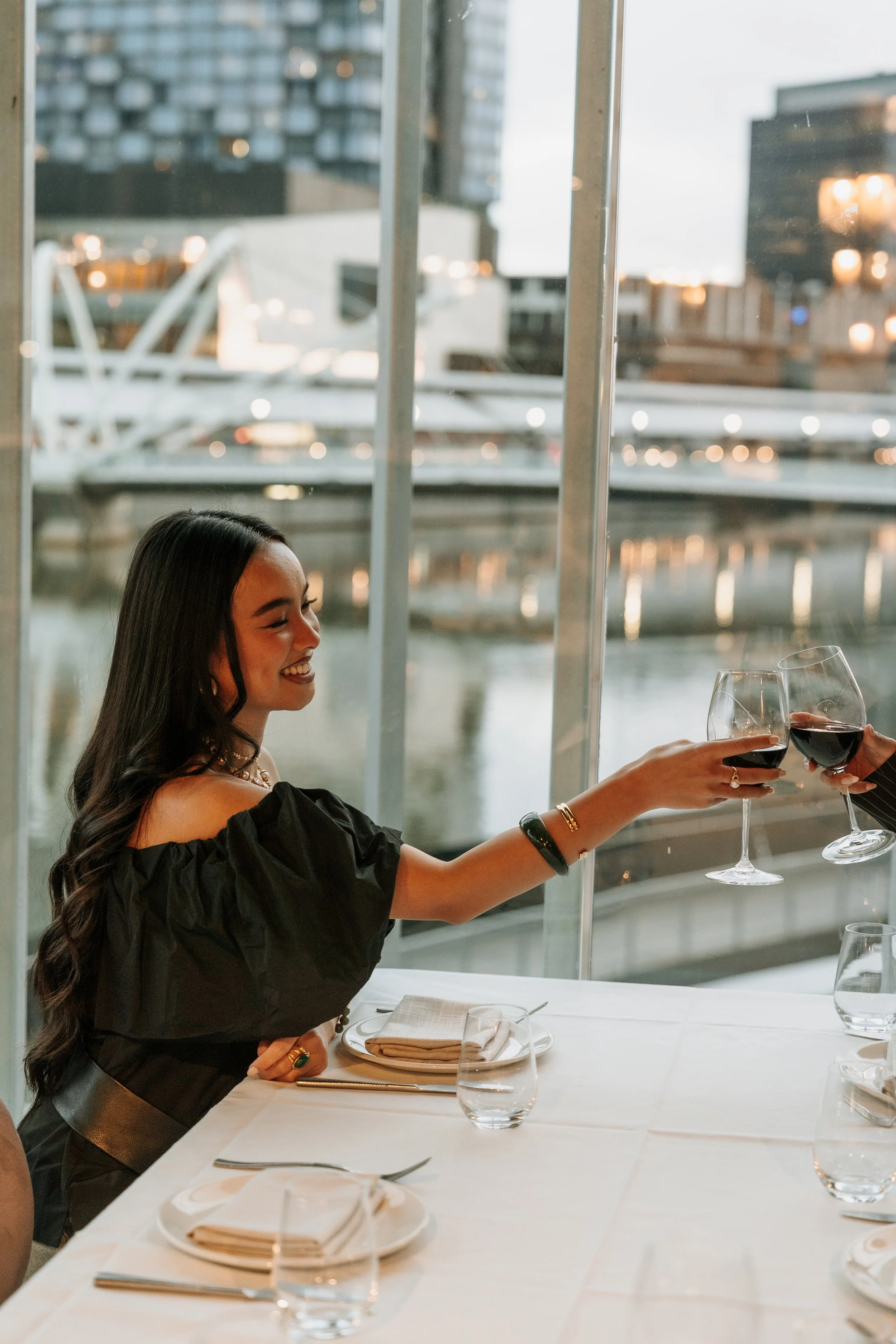 House wines and tap beers served during Byblos Melbourne’s daily Happy Hour.