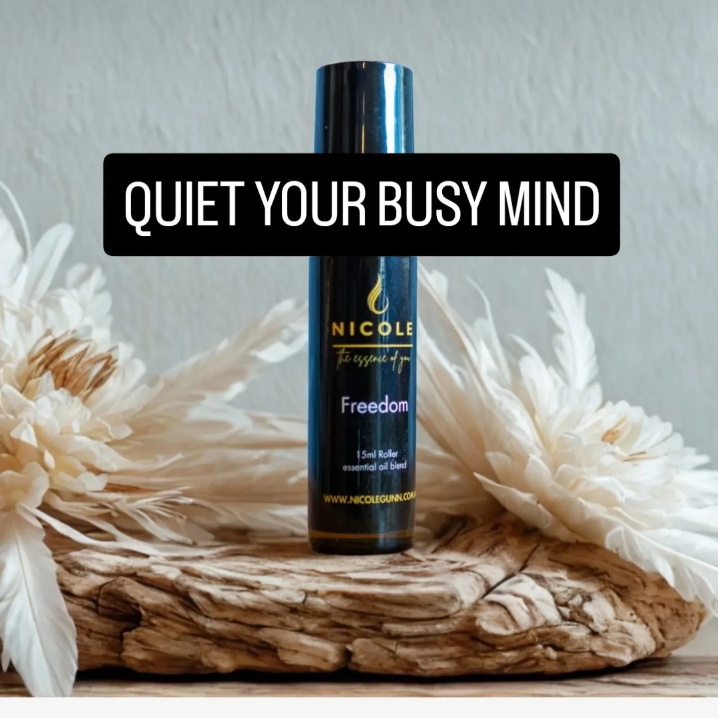Q U I E T  T H E  B U S Y  M I N D

If you're feeling mentally overwhelmed, scattered, indecisive or uninspired, and wanting a natural solution that speaks directly to your nervous system, we've got something for you. 

Our FREEDOM roller blend is in