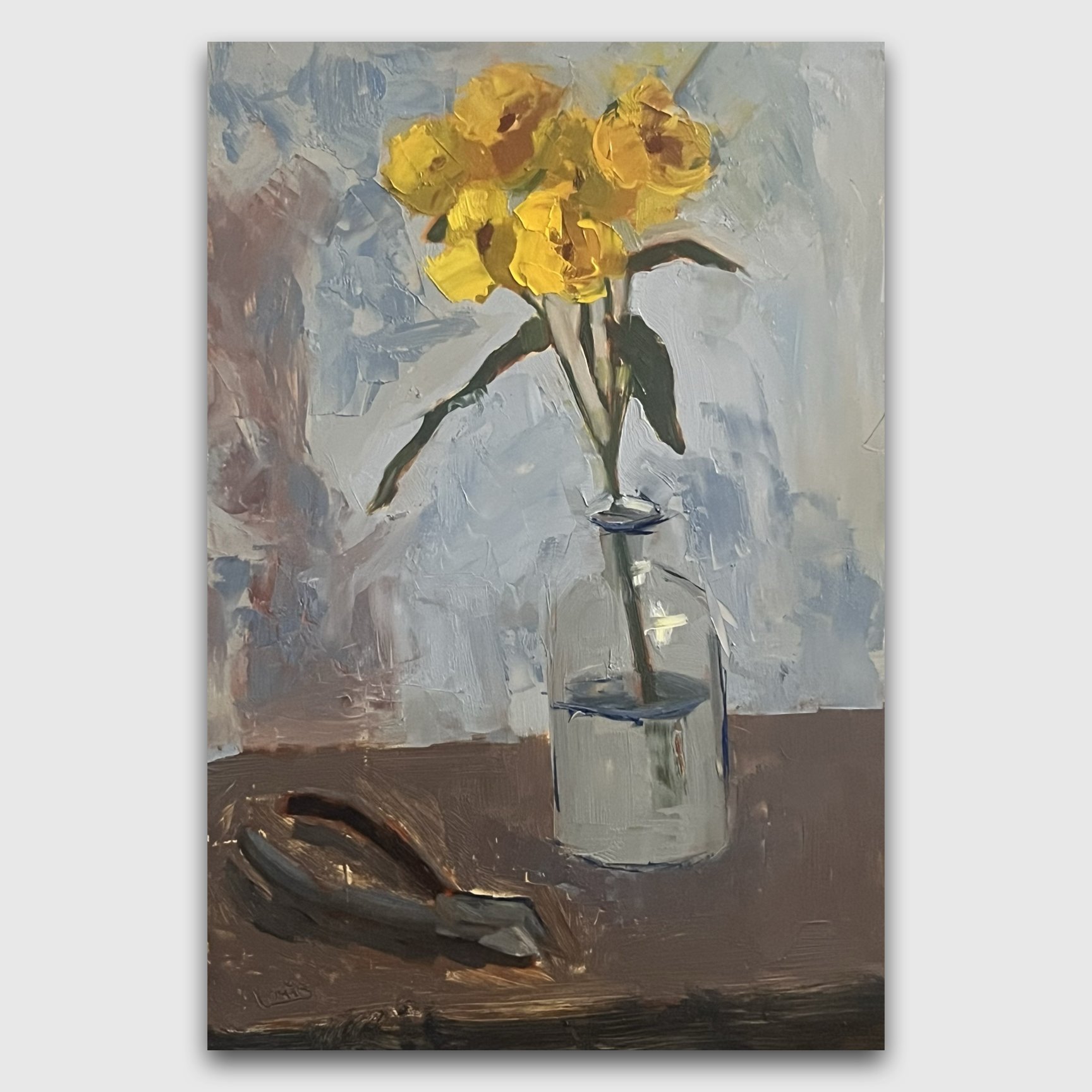 flowers and wire cutters