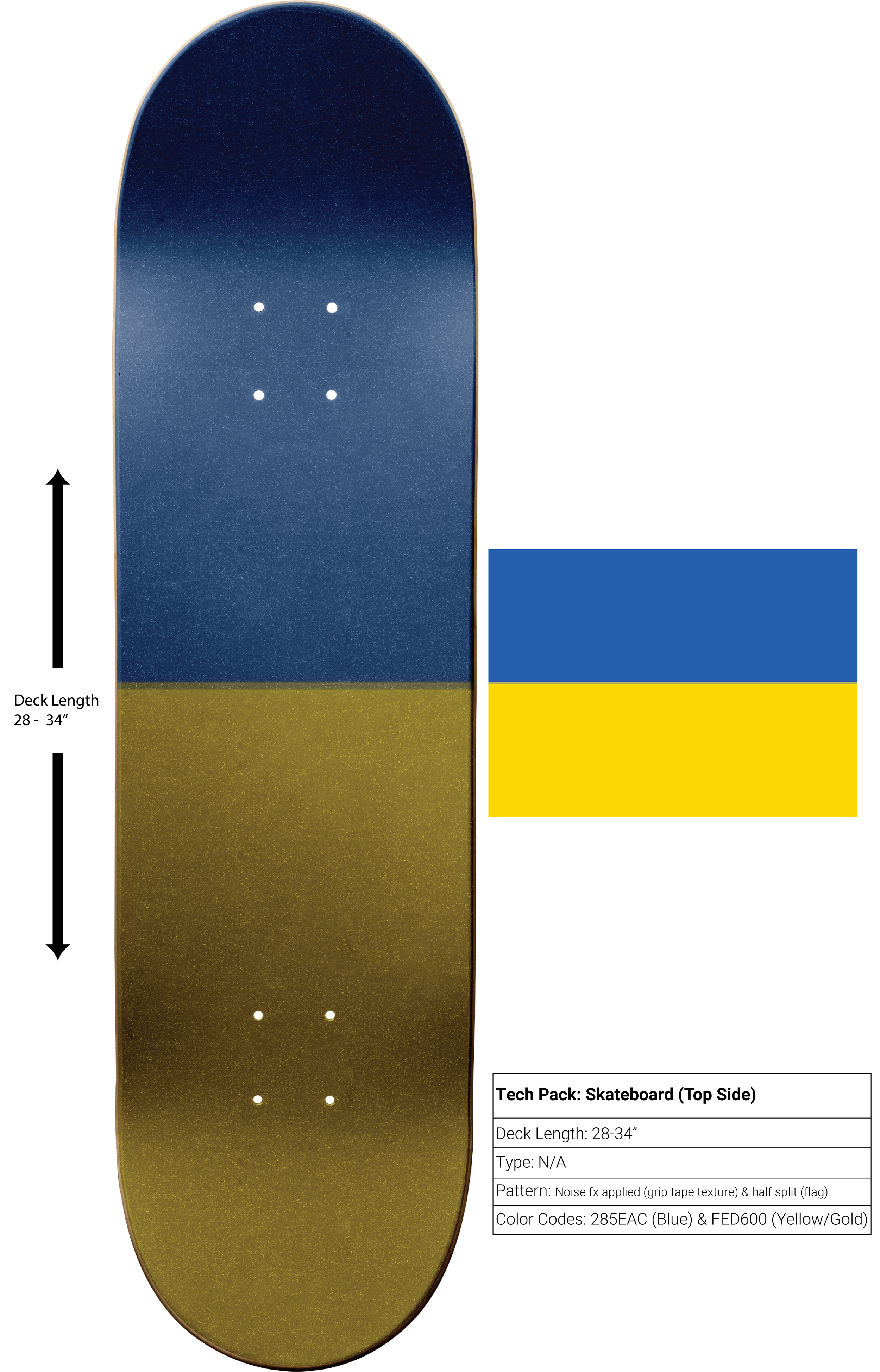 Skateboard (Top Side) Tech Pack