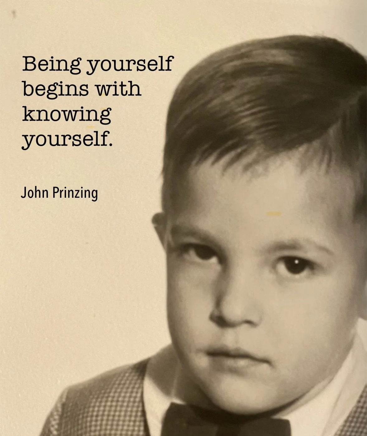 Being yourself begins with knowing yourself