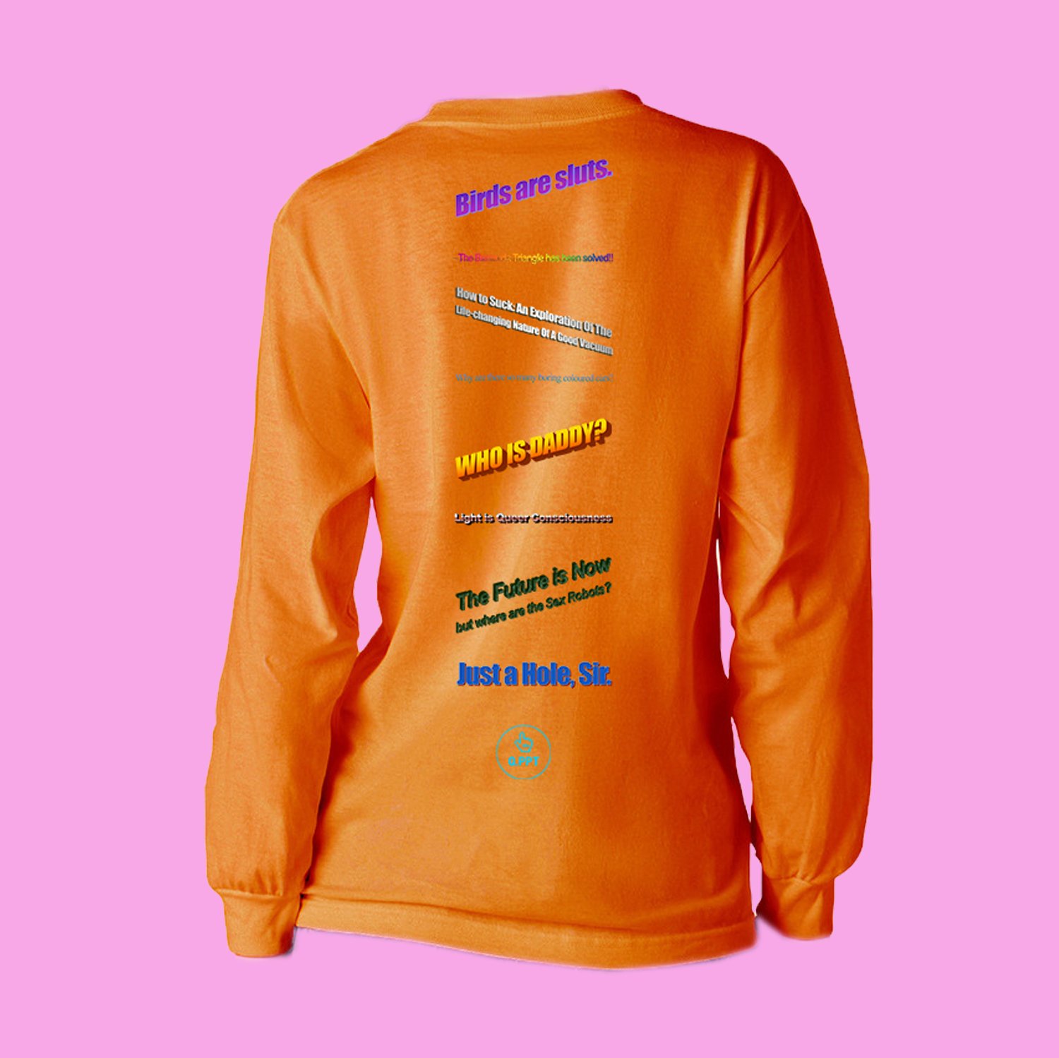 GAY WITH CONTENT LONG SLEEVE ORANGE 2.jpg