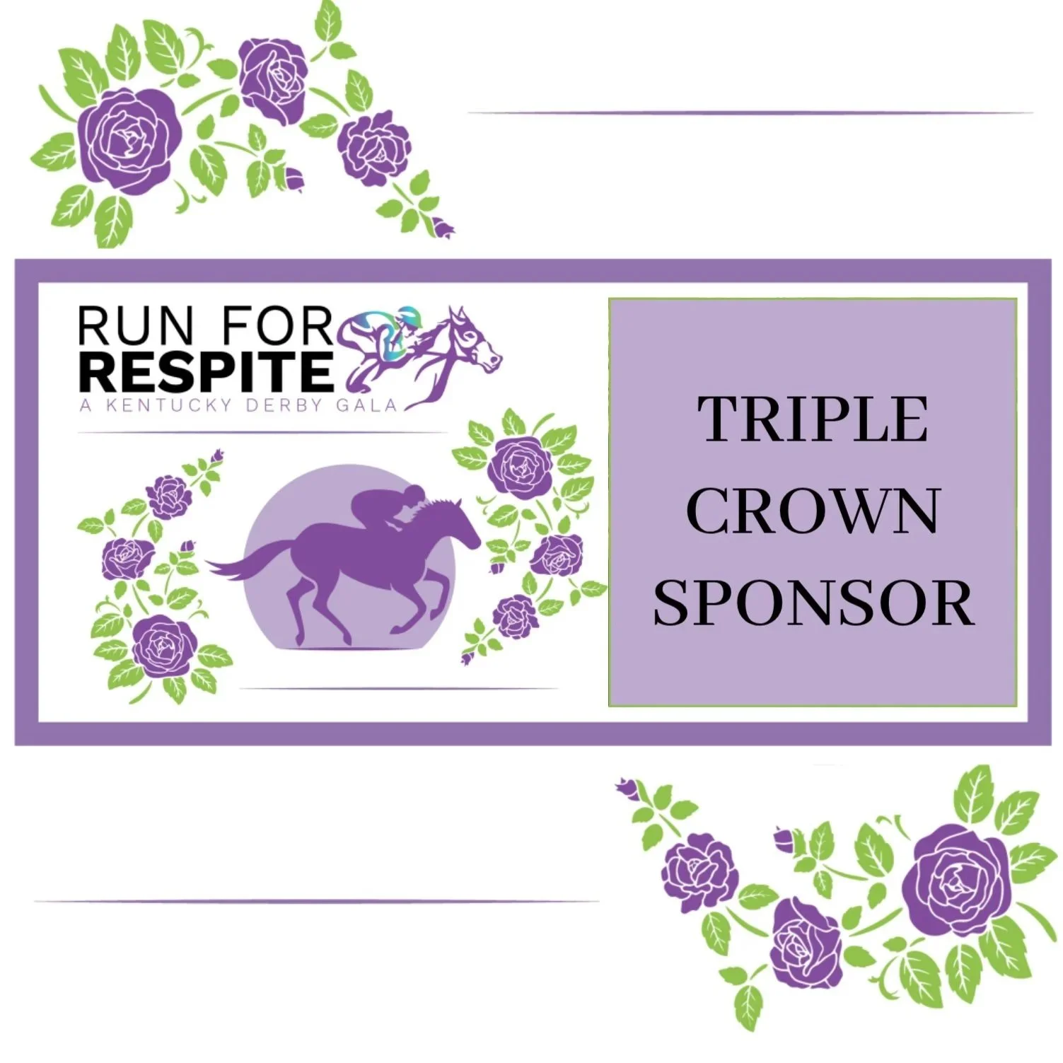 Triple Crown Sponsor $10,000 (1 available)