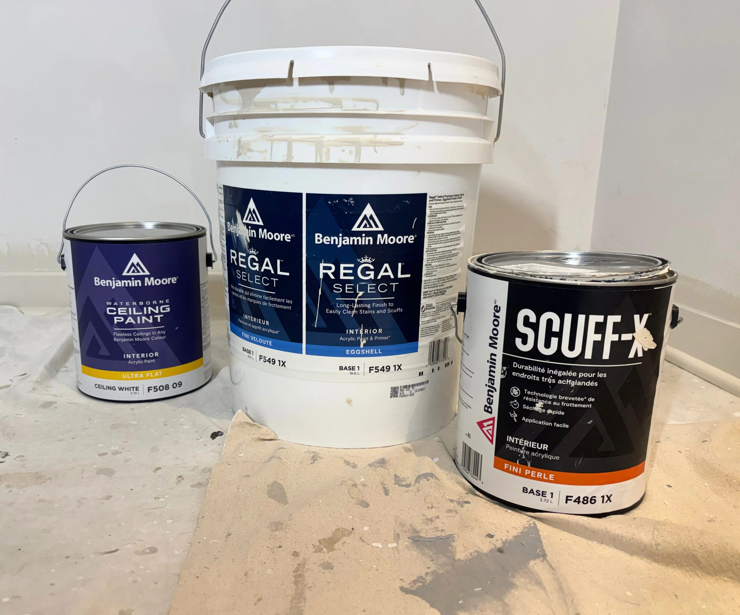 peinture intérieur Benjamin Moore de condo à Laval