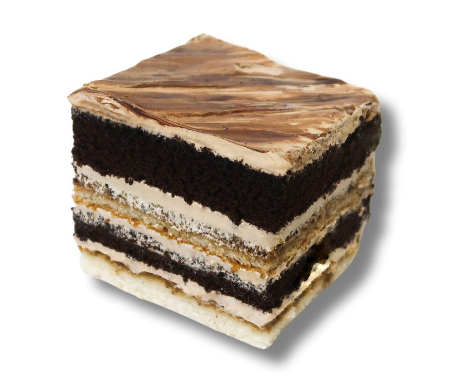 Mocha Cake Slice