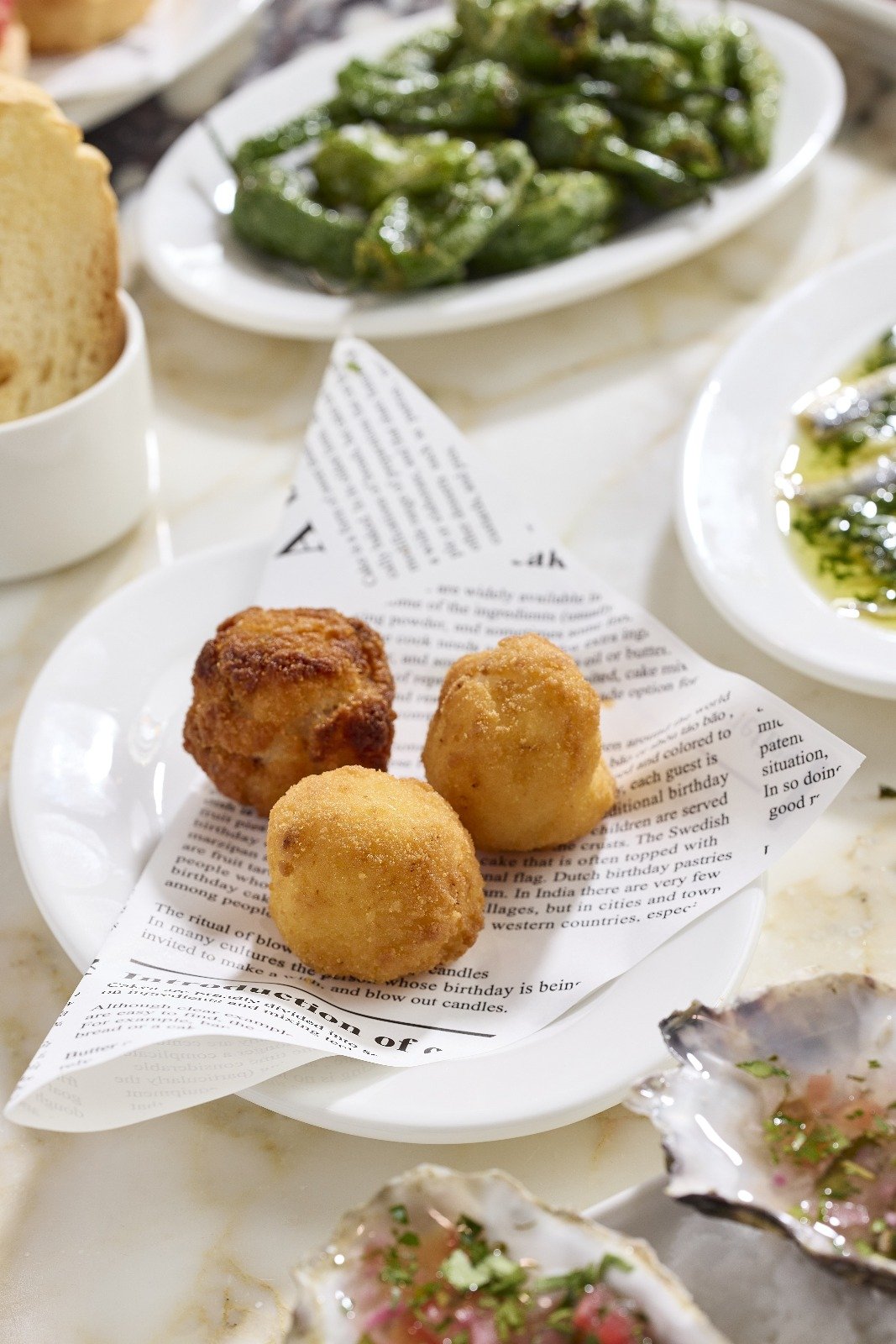 Cod fish croquette 
鱈魚可樂餅	