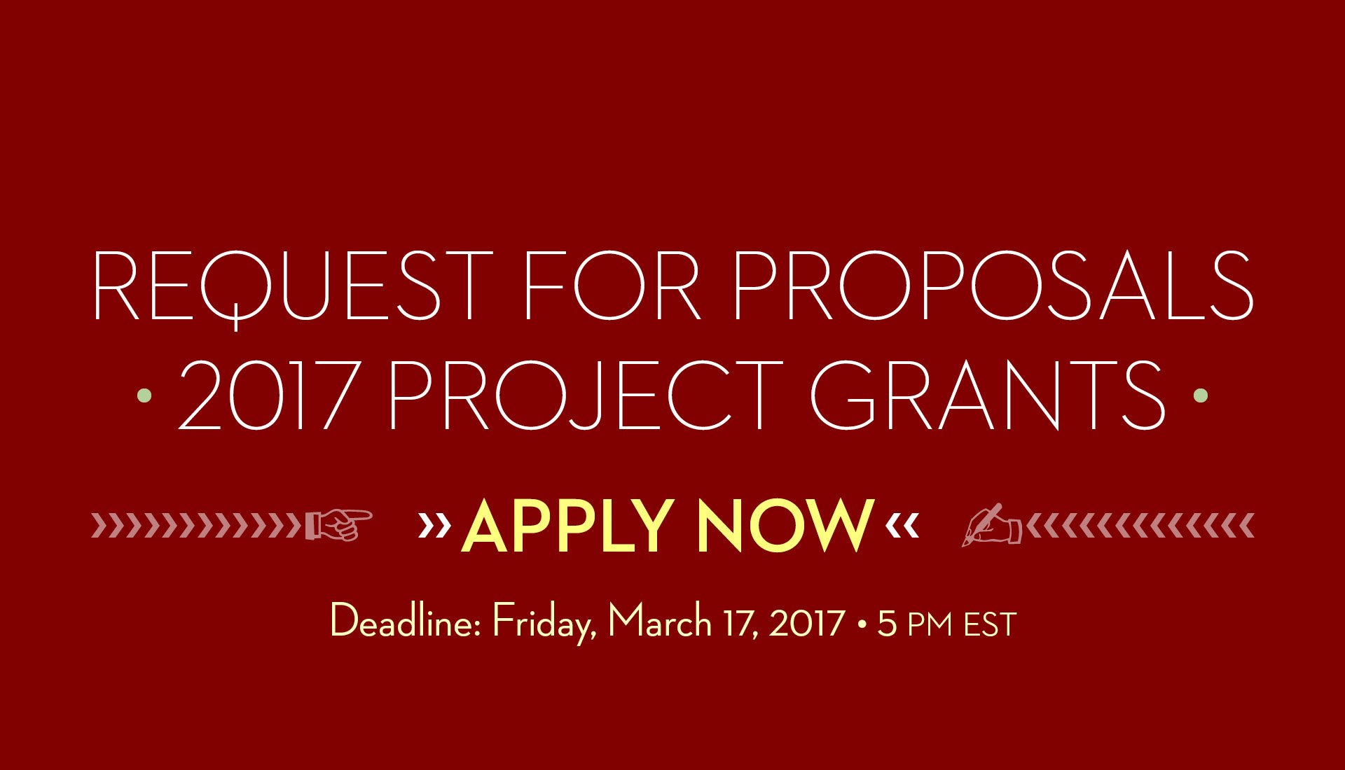 Request for Proposal 2017