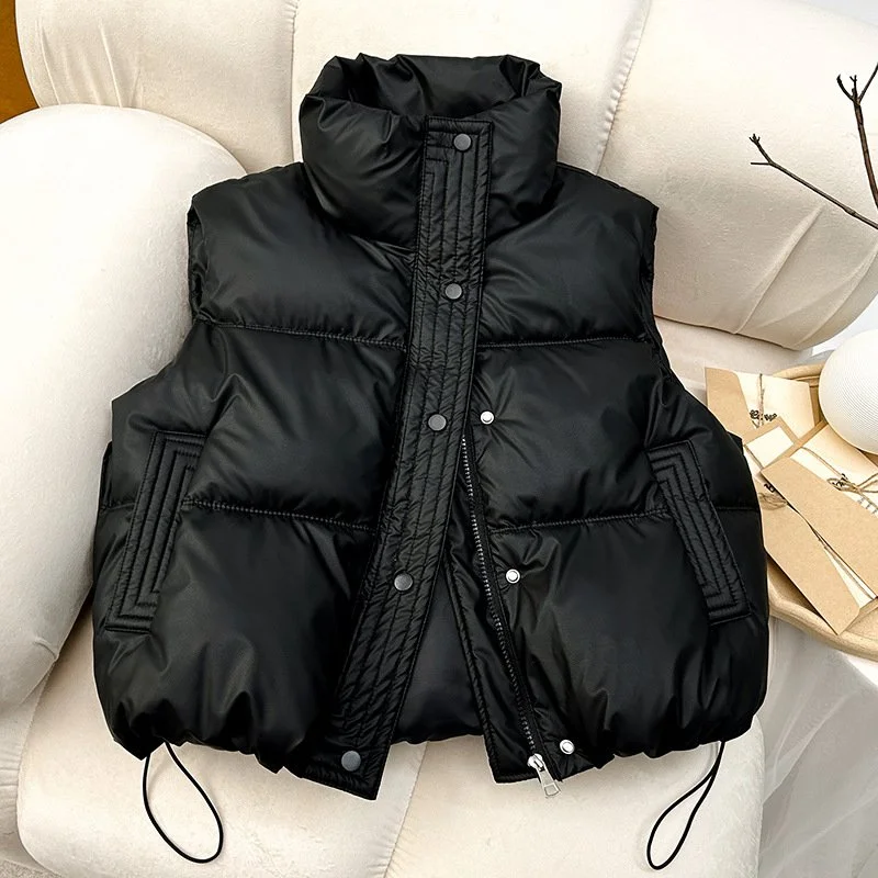LMN93009 - LADIES PU PADDED VEST