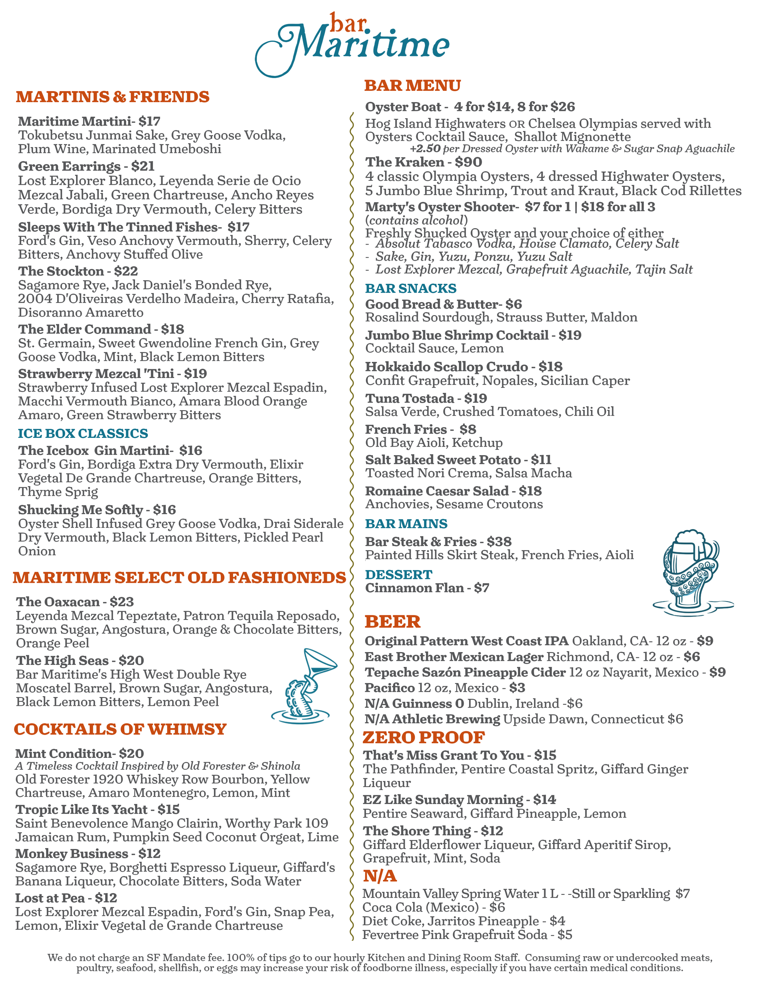 Maritime Inn Menu Menu — eatmaritime.com
