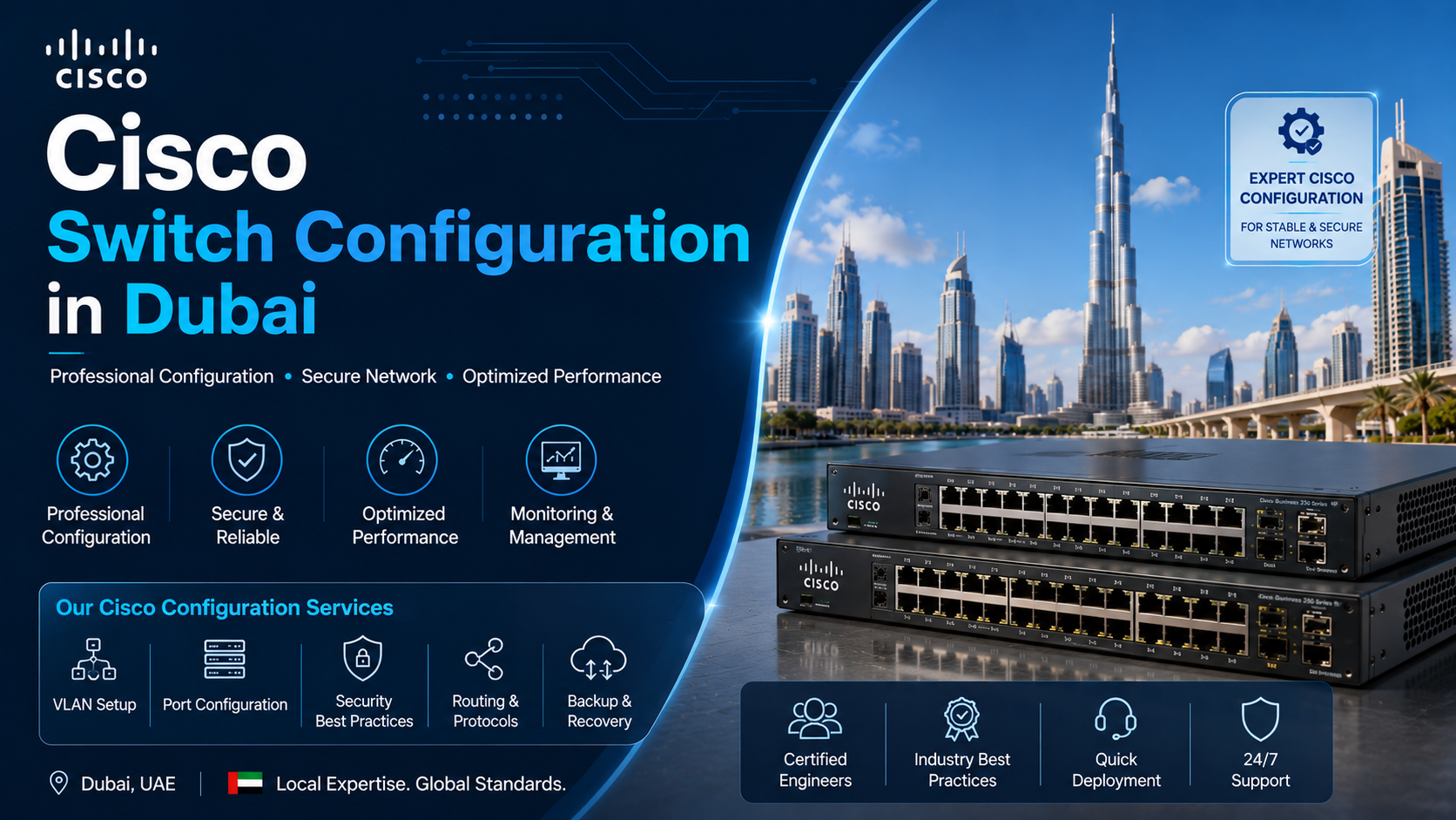 Cisco Switch Configuration in Dubai