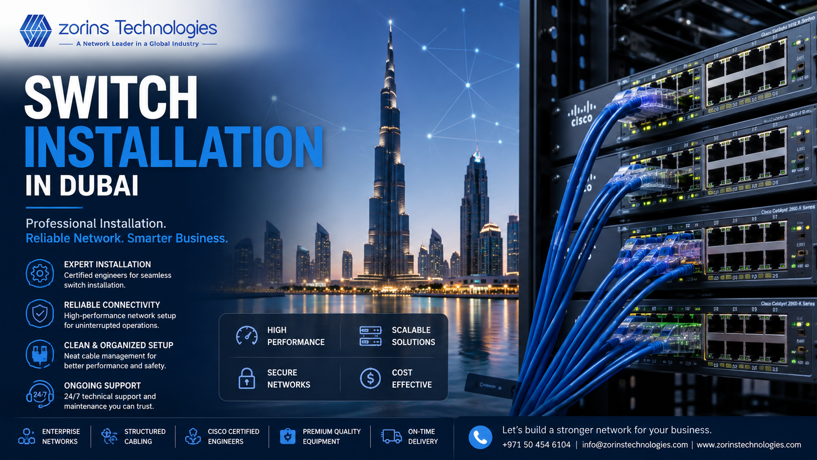 Switch installation in Dubai