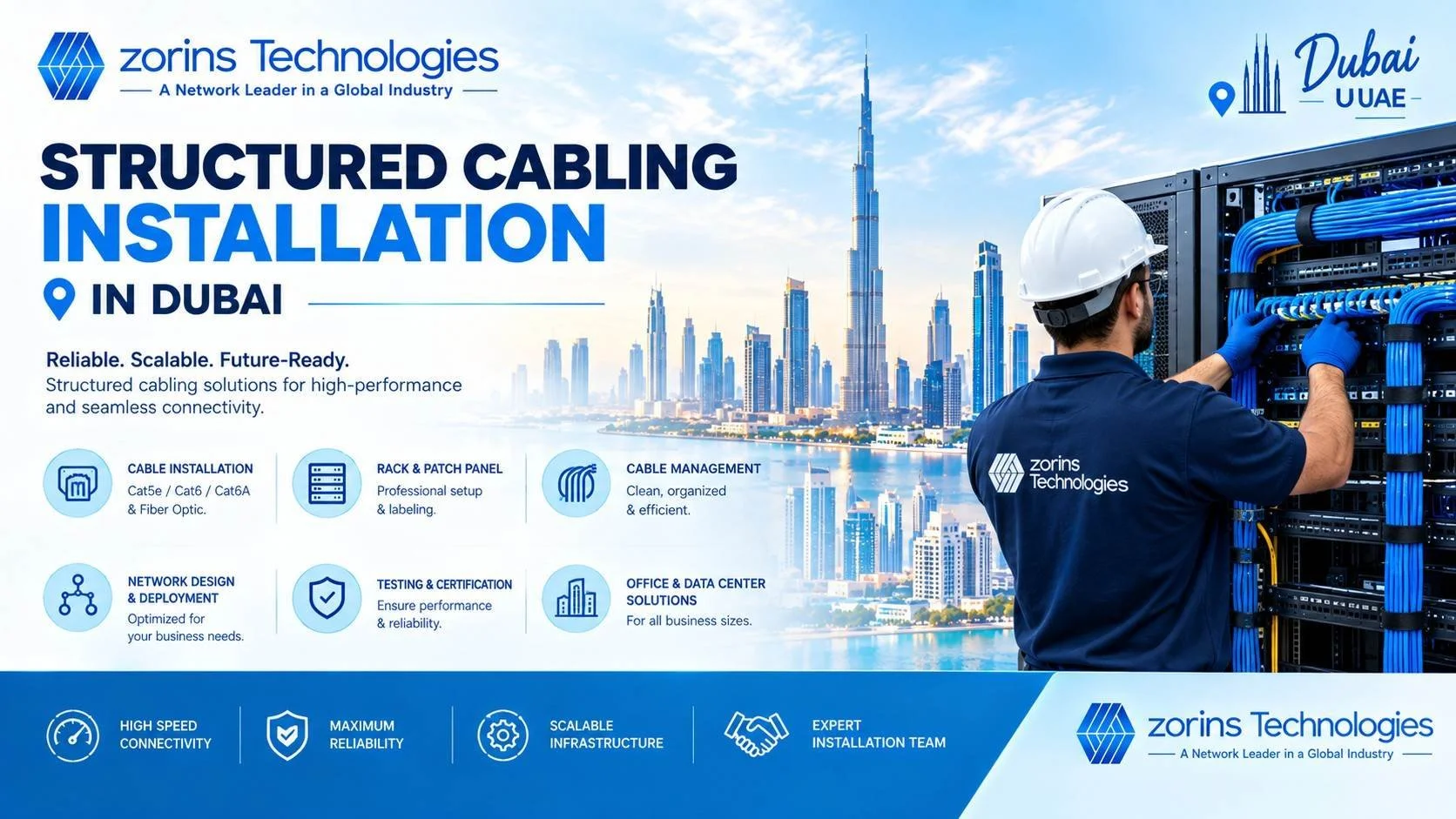 Structured Cabling Installation in Dubai