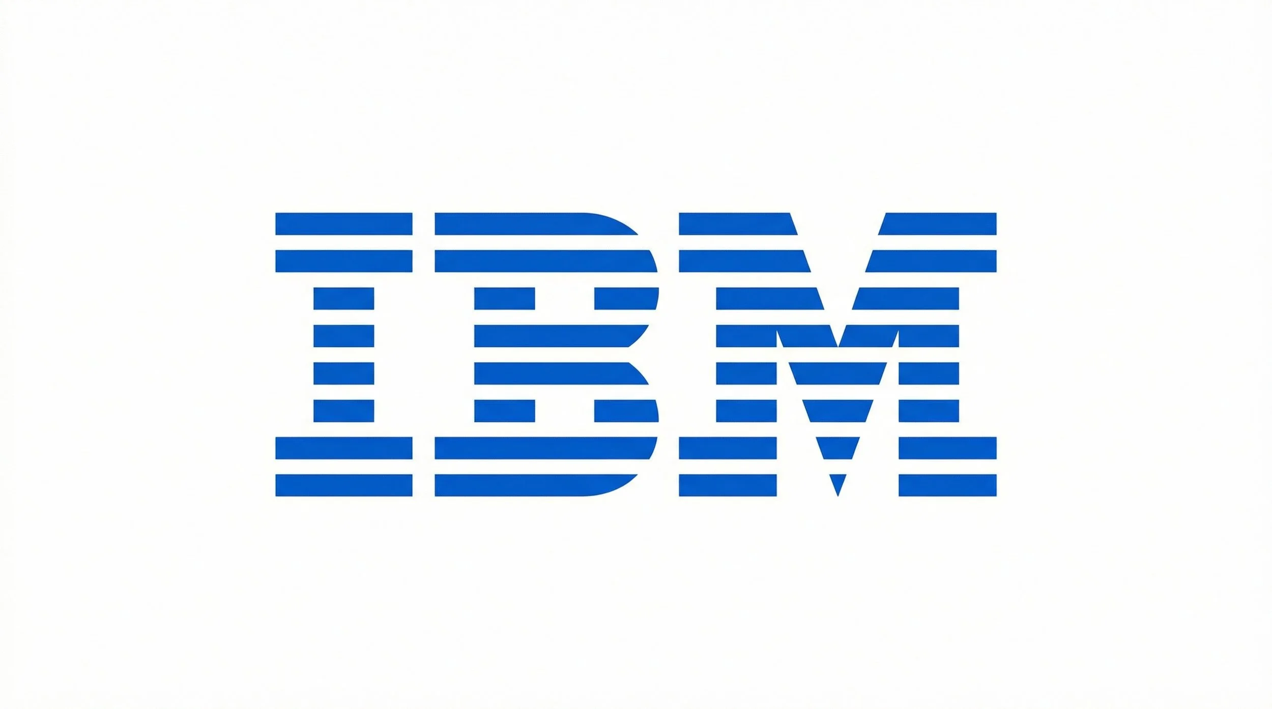 IBM technology company logo – cloud computing, AI and enterprise IT solutions provider
