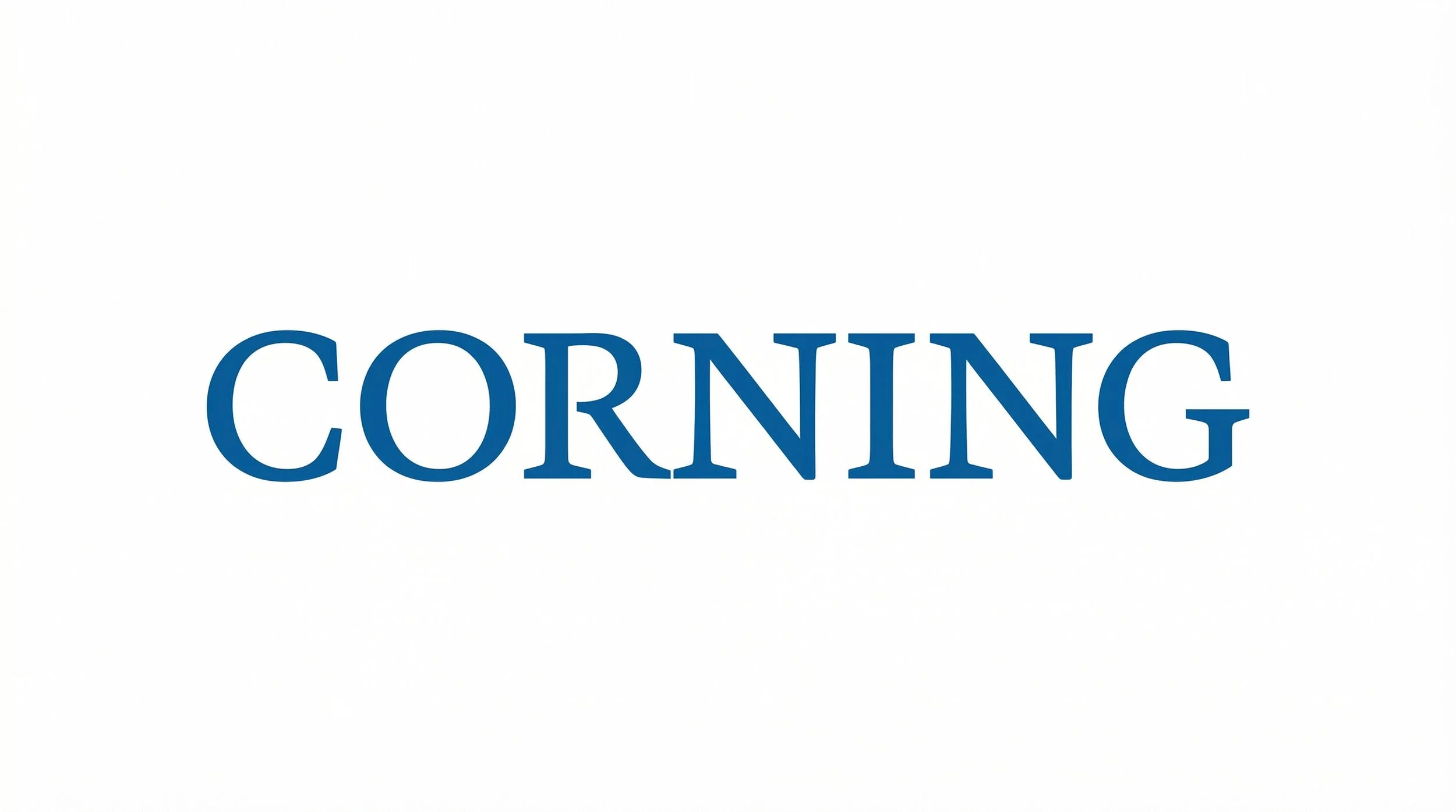 Corning logo – advanced materials, Gorilla Glass and optical fiber technology solutions