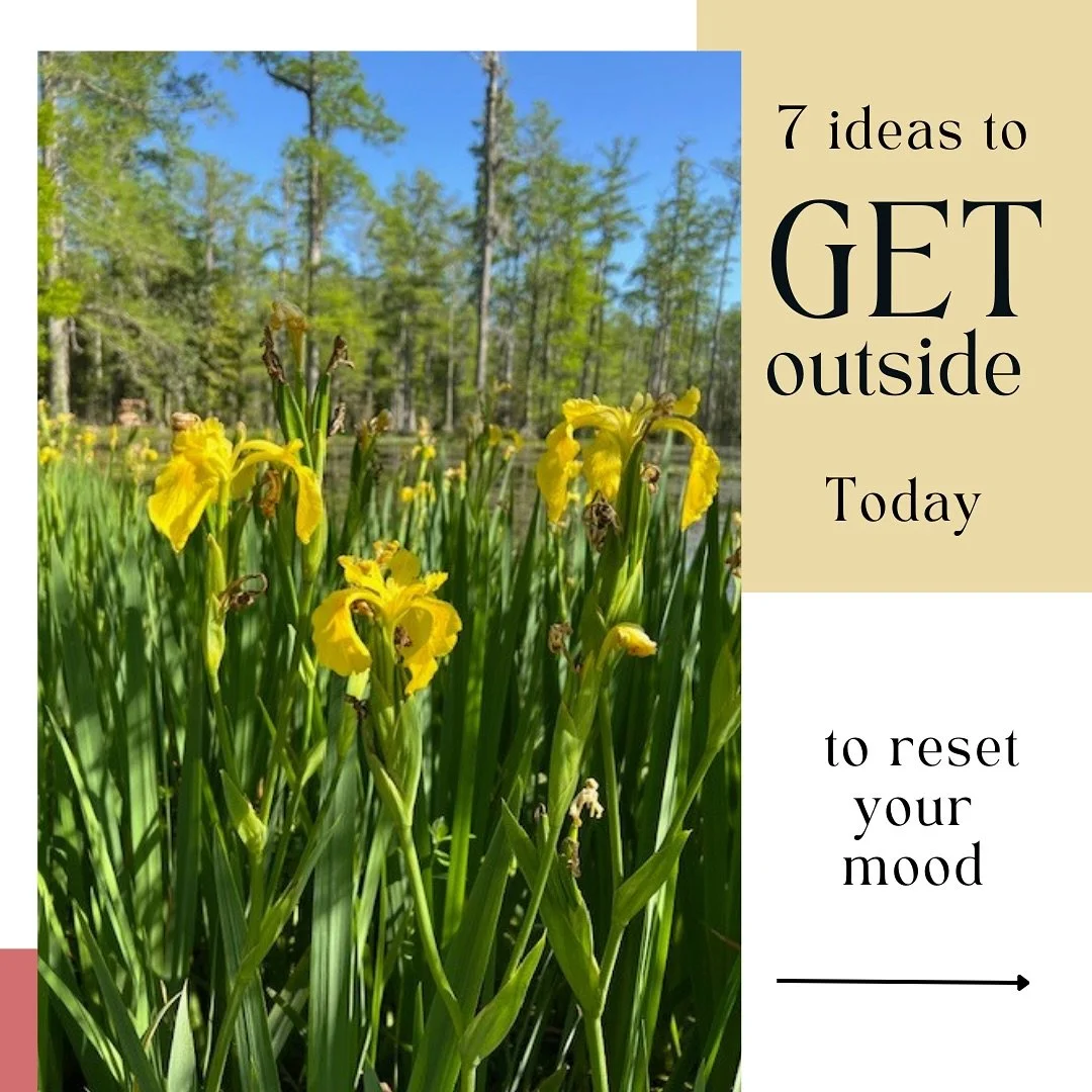 Want a simple reset to boost your mood? 

Get outside and move your body.

It doesn&rsquo;t have to be long but be intentional. 

Notice when your mood is low and you need a pick me up, decide to go outside instead of scrolling social media, or eatin