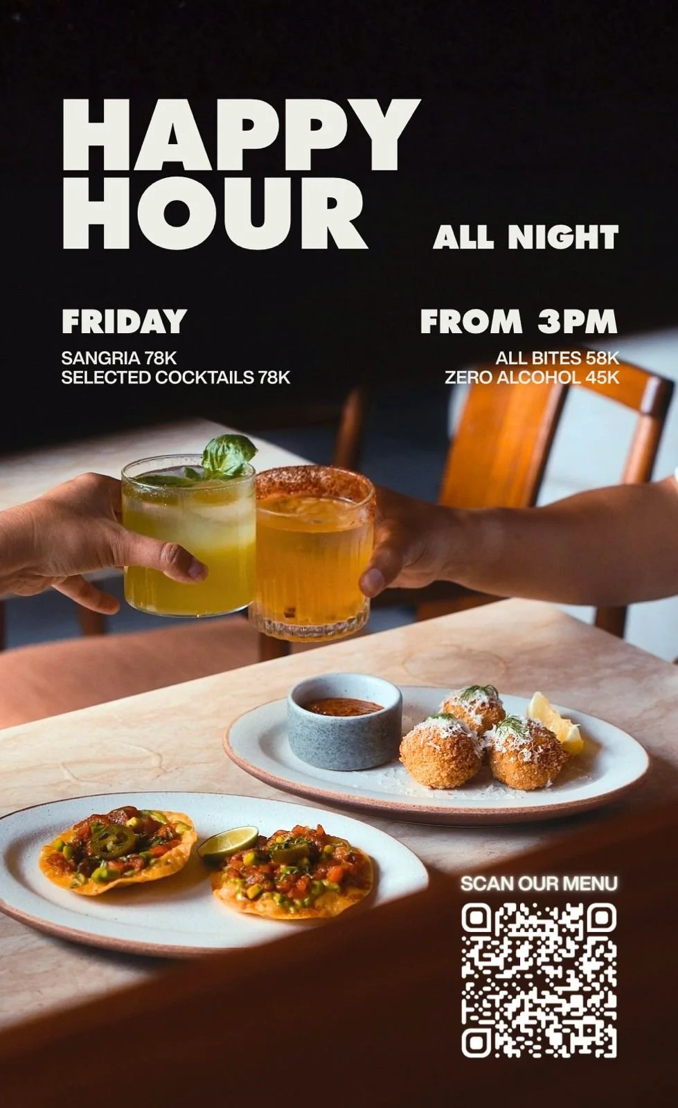 Happy Hour, but make it all night 🍸✨
Every Friday at Suka — good drinks, good vibes.