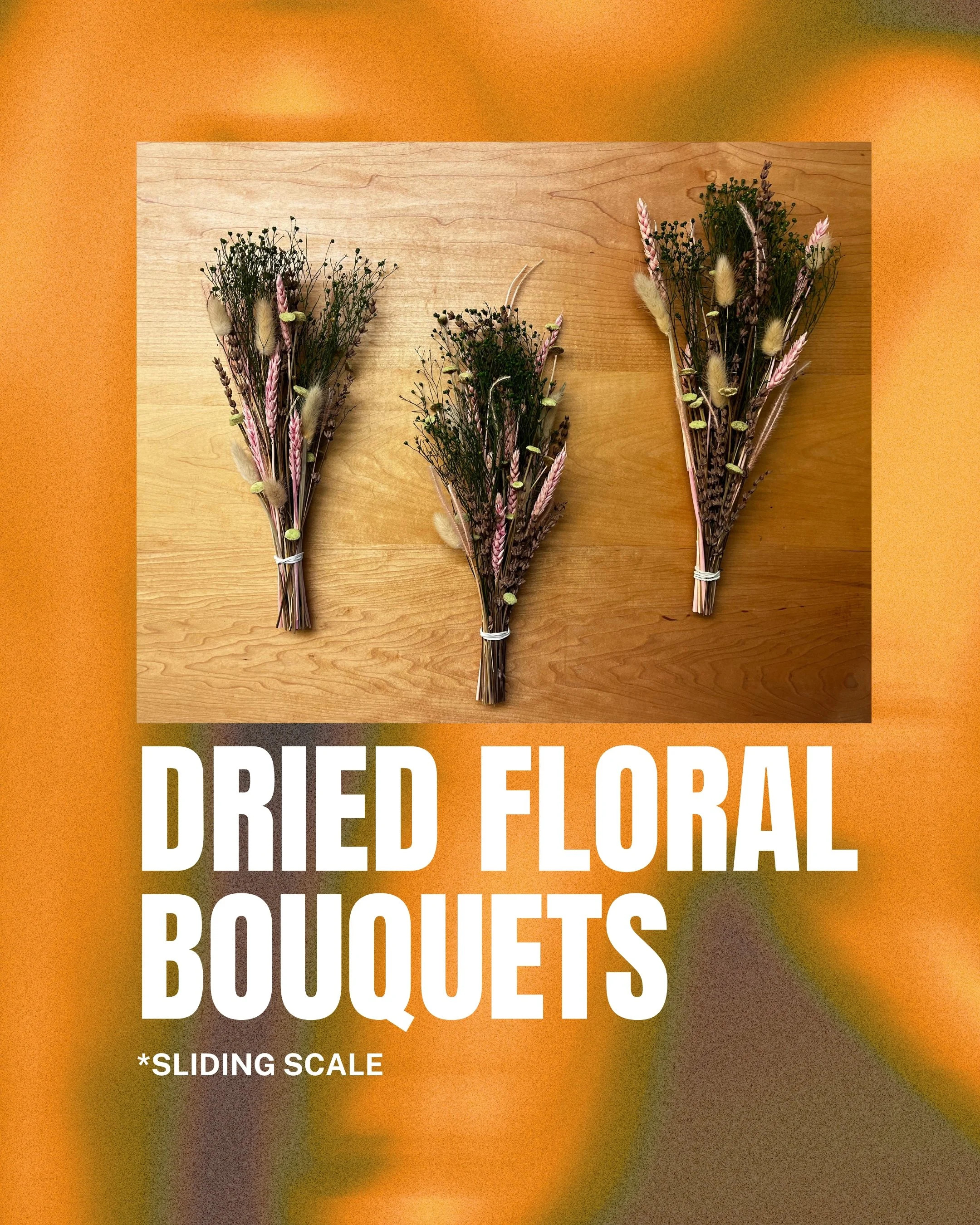dried floral bouquet