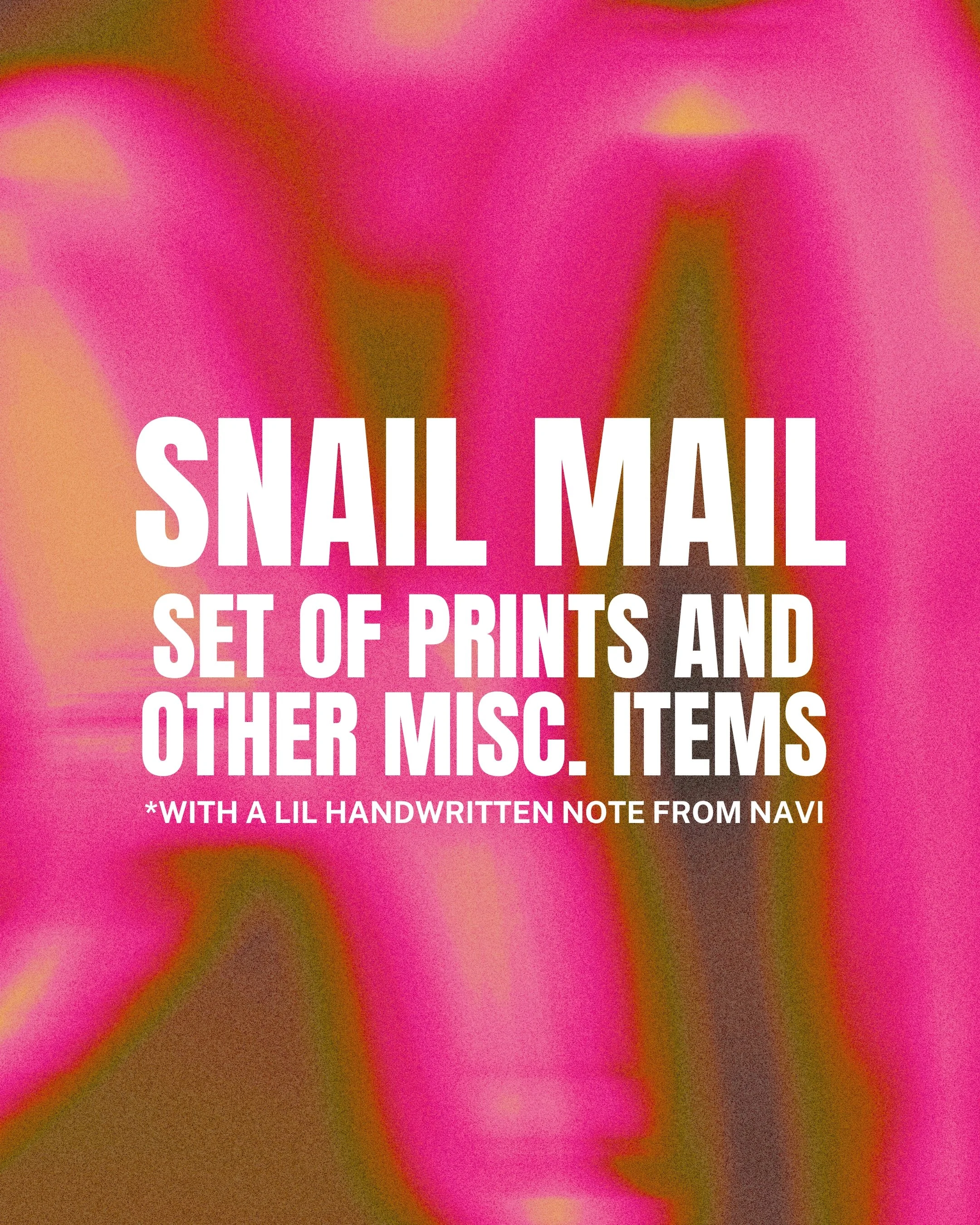 snail mail set