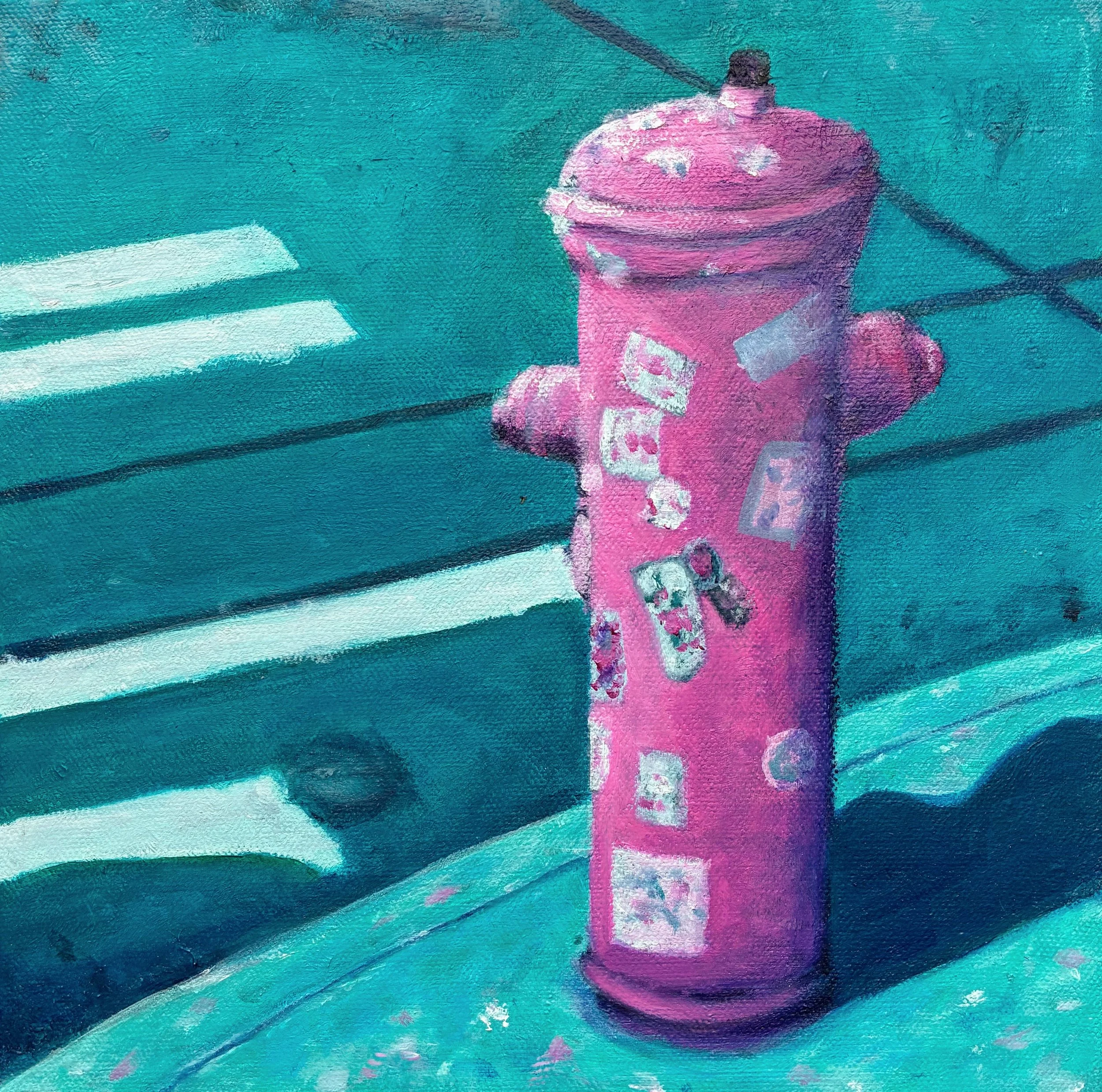 Pink Hydrant, Street Art  #2