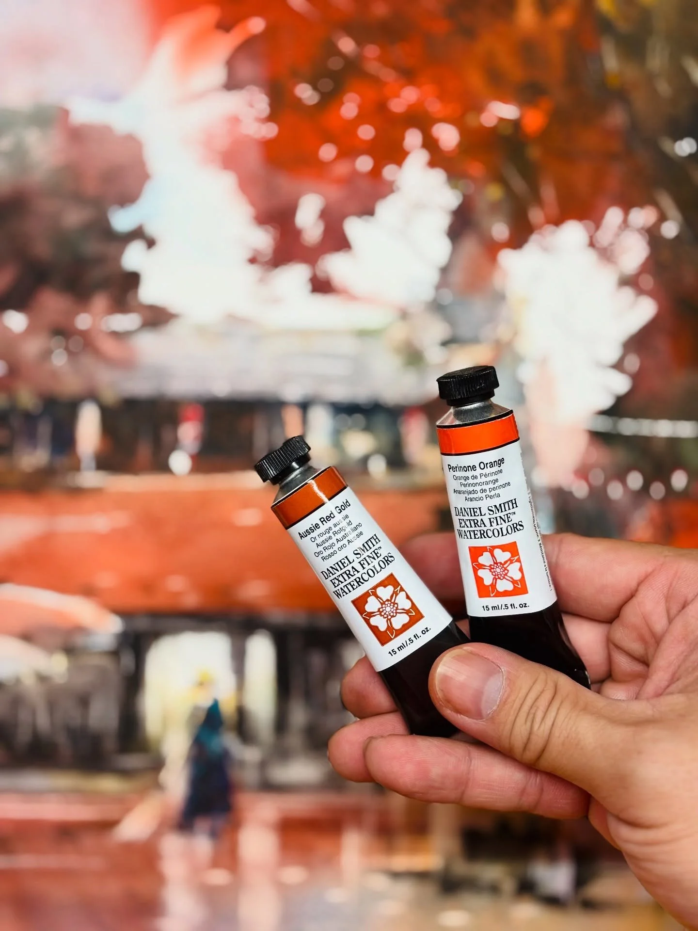 Hello friends! 🍂 Are you ready for Autumn?
Here is the Daniel Smith Autumn Trial Set with 3 staple colors, a must-try for this cozy season of warm tones and golden light. ✨

@danielsmithartistsmaterials 
#AutumnVibes #DanielSmithWatercolors #Waterco