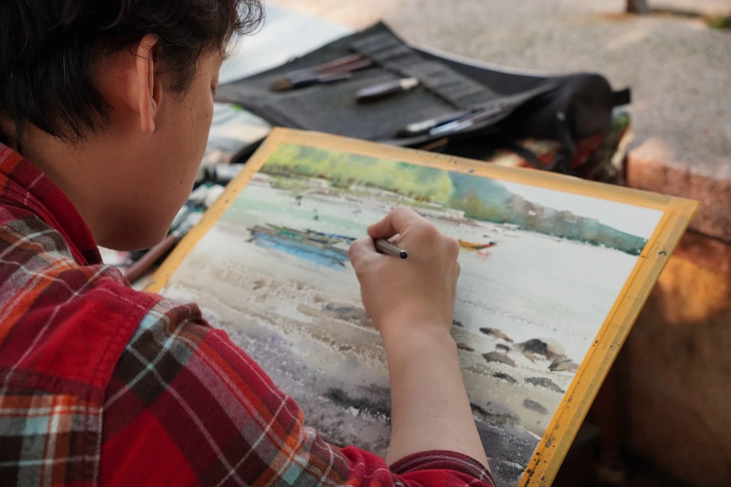 Moments like this almost never happen, when so many of Vietnam&rsquo;s top watercolor artists gathered in one place. Grateful to artist @buiduykhanh72 and @hohungwatercolor for making it happen.

#watercolor #vietnameseartists #watercolorcommunity #a