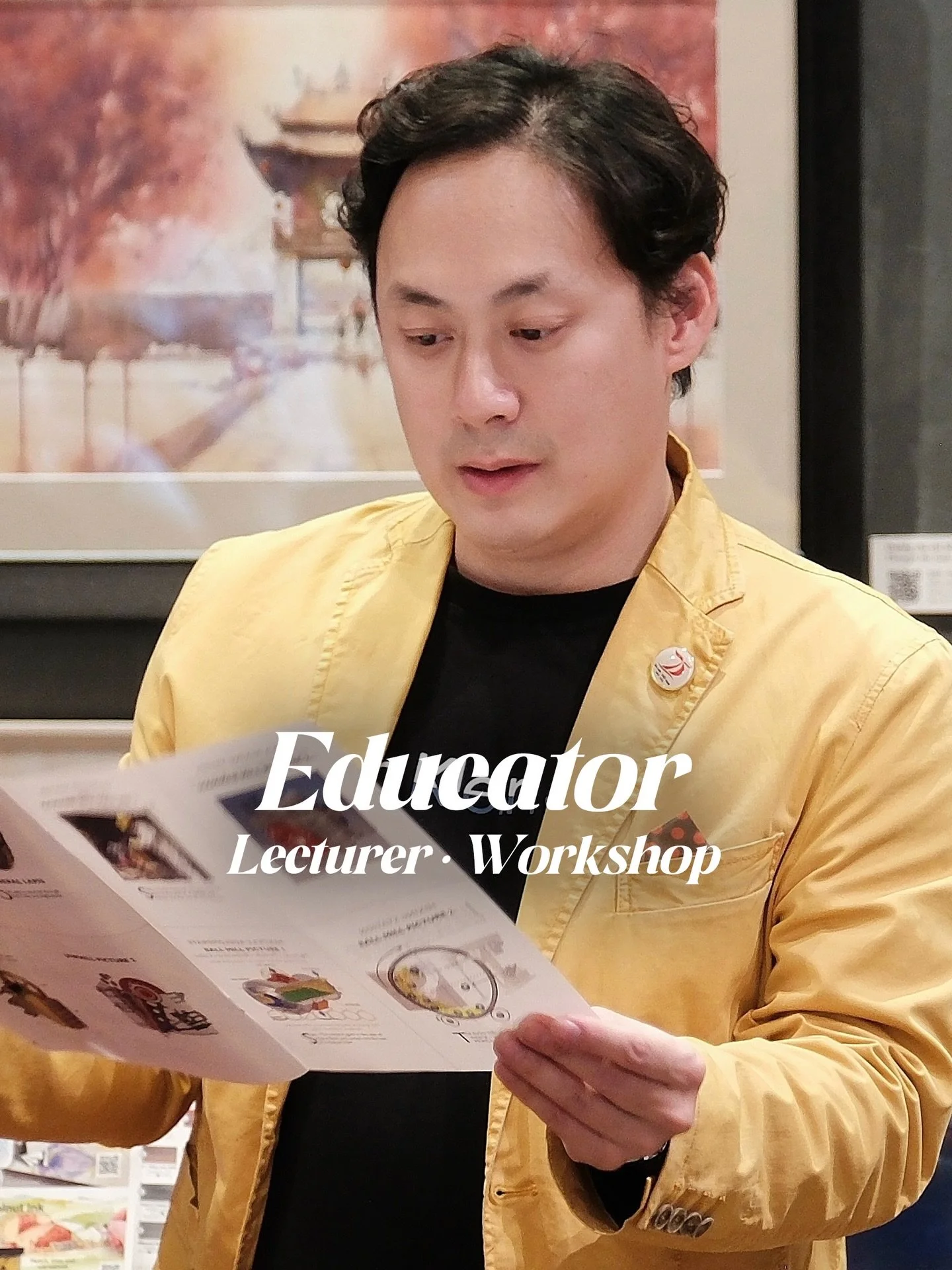 EDUCATOR
Teaching has been an essential part of my artistic journey. Through workshops, lectures, and university teaching, I share my experience with artists at different stages of their development.
My approach combines technical understanding with 