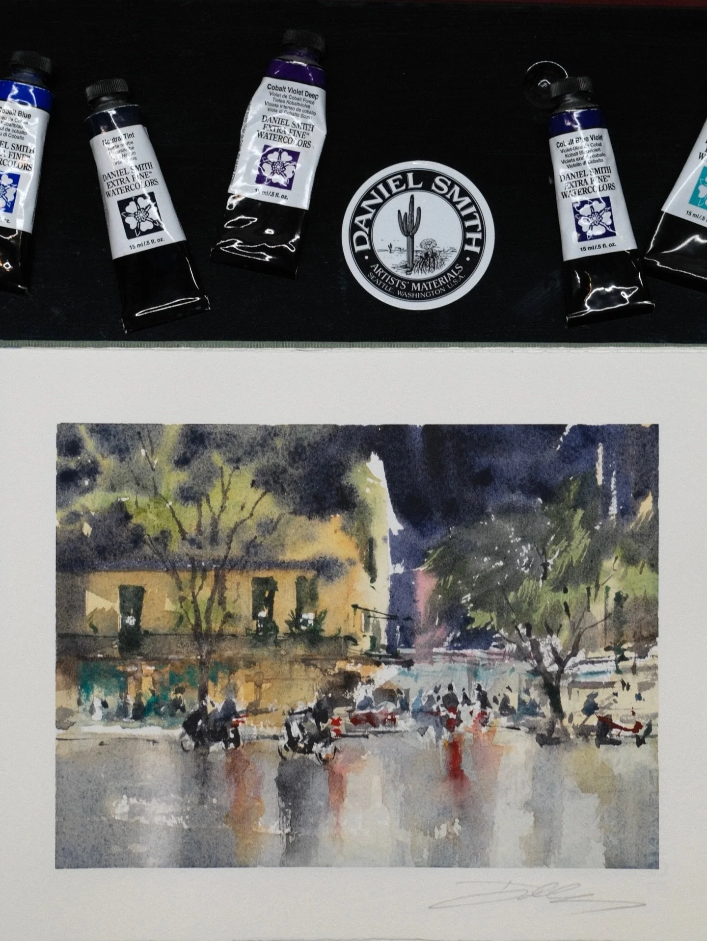 Somewhere between closing one chapter of painting and opening another. A calm Sunday with a few fresh sketches, exploring motifs and searching for the direction of the next series.

@danielsmithartistsmaterials 
#watercolorsketch #artistsketchbook #w