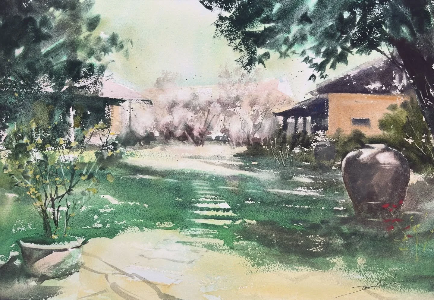 Ngồi vẽ c&ugrave;ng c&aacute;c anh chị em hoạ sĩ S&agrave;i G&ograve;n v&agrave; c&aacute;c bạn sinh vi&ecirc;n Mỹ thuật Huế tại kh&ocirc;ng gian đầy cảm hứng của Bảo t&agrave;ng gốm Lan Vi&ecirc;n Cổ T&iacute;ch.

Cảm ơn HS. @hohungwatercolor đ&atil