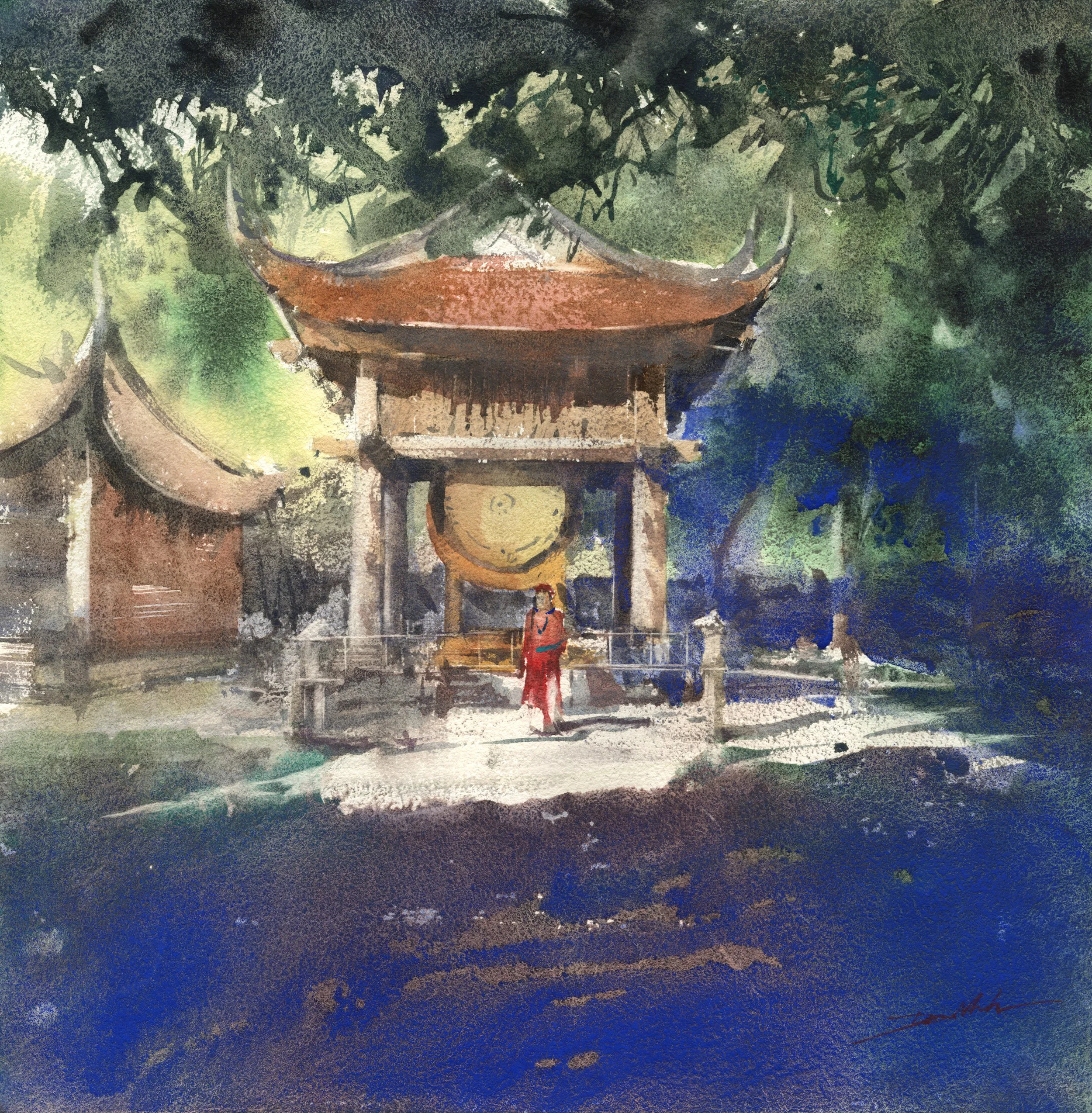 25011 Drum Tower, 38x38cm.jpg