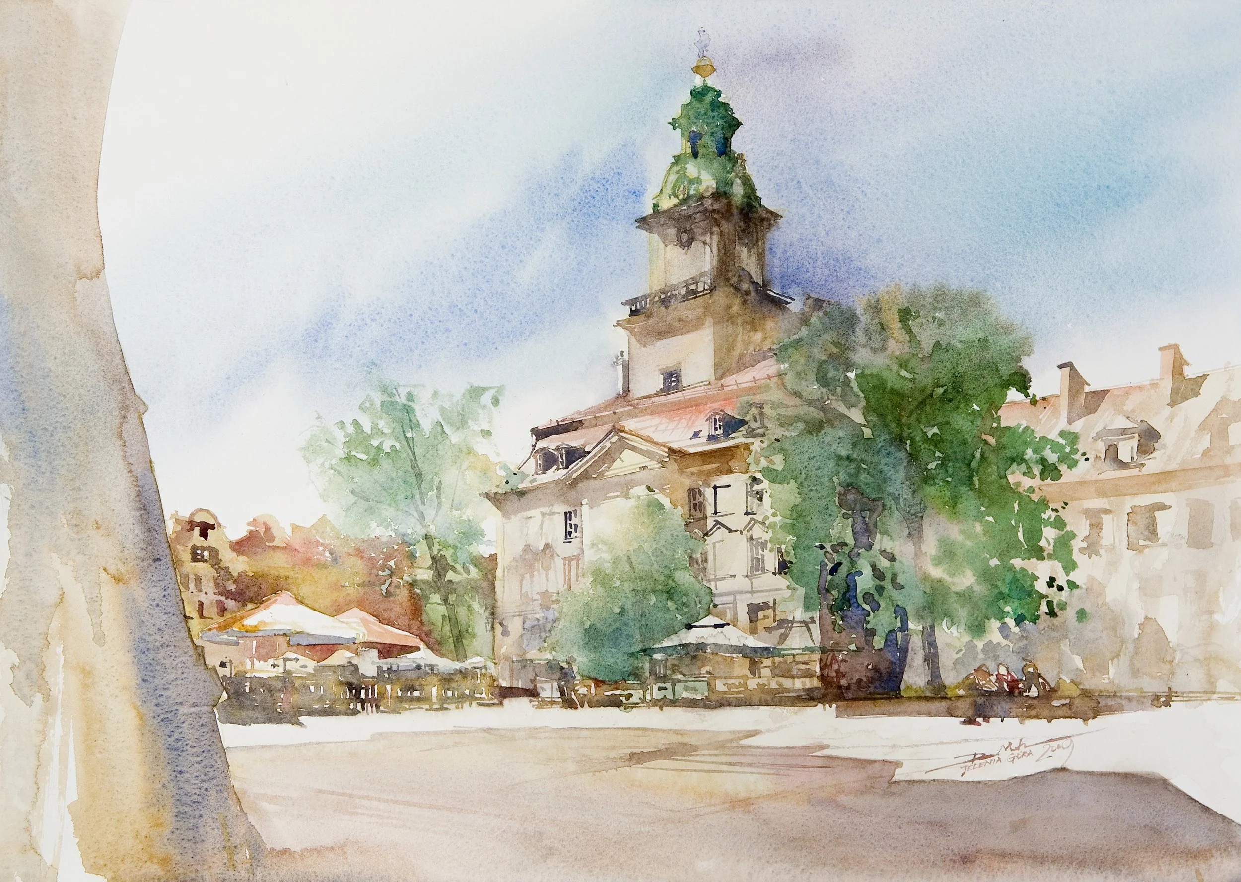 2009 Jelenia Góra #2, 36x51cm, plein-air.jpg