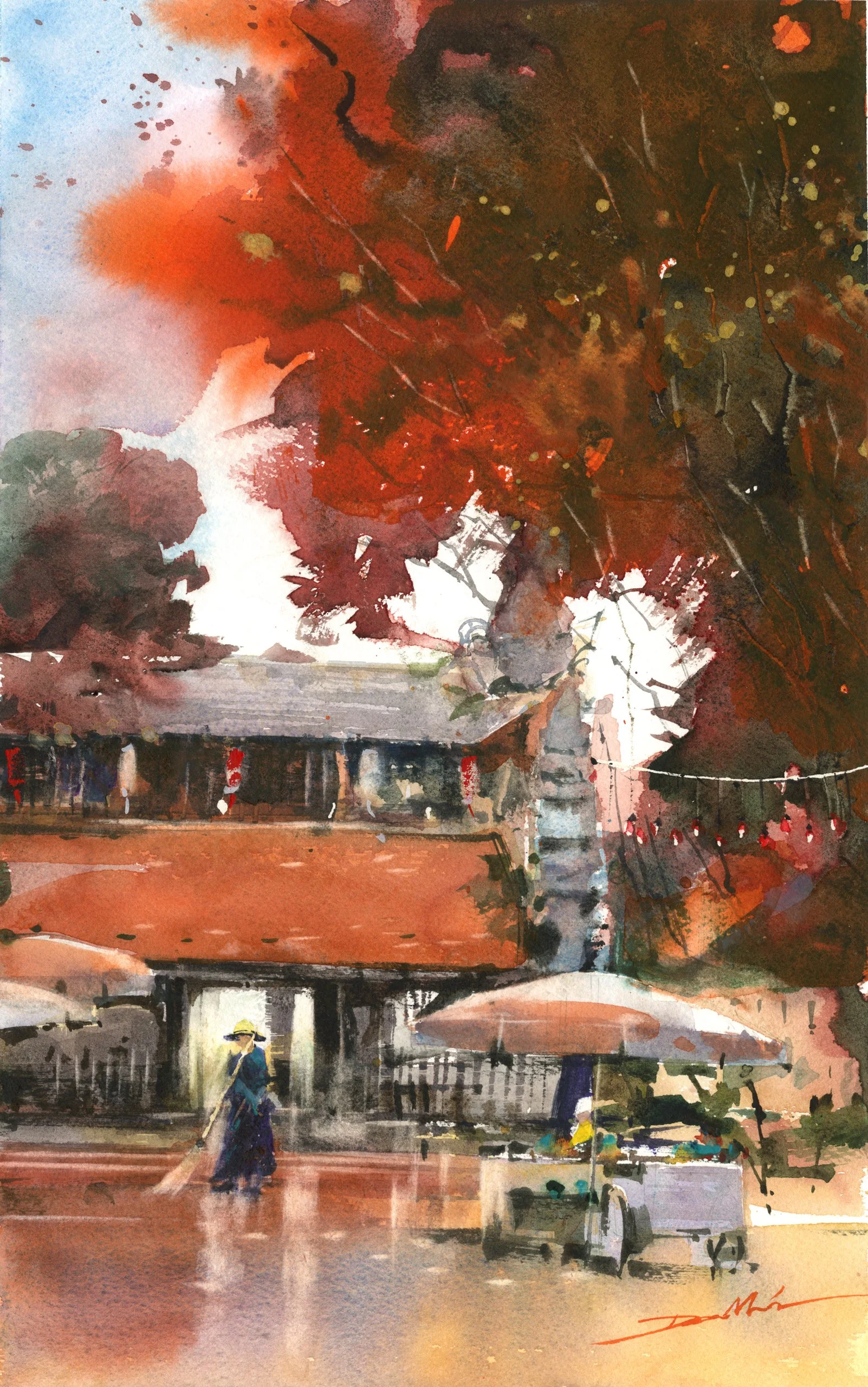 25047 Mia Pagoda in Autumn, 39,5x24,5cm.jpg