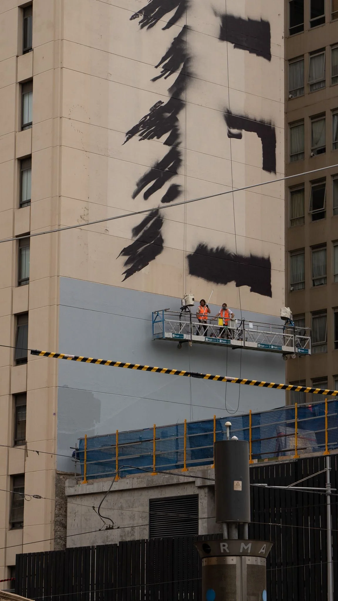 Adnate's first marks on Clement House