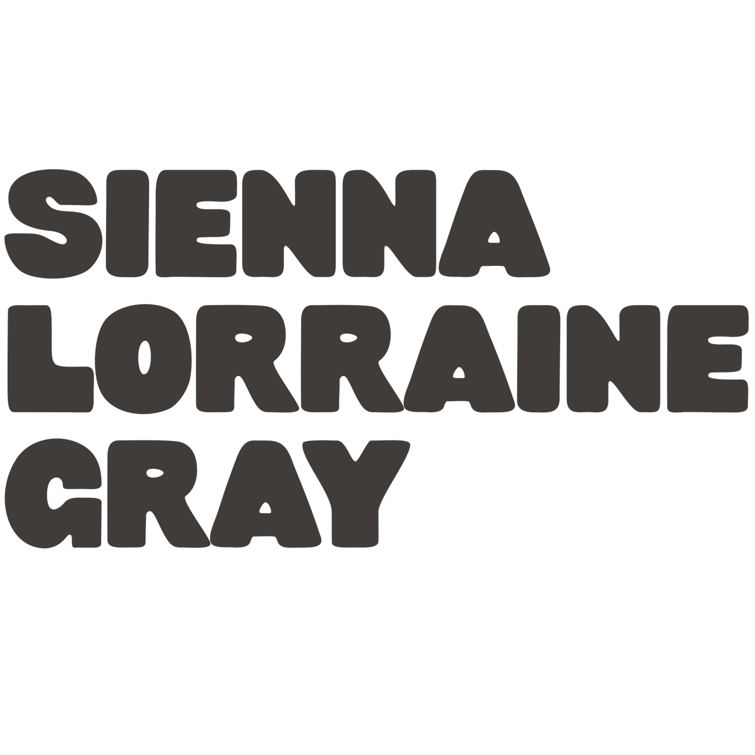 Sienna Lorraine Gray